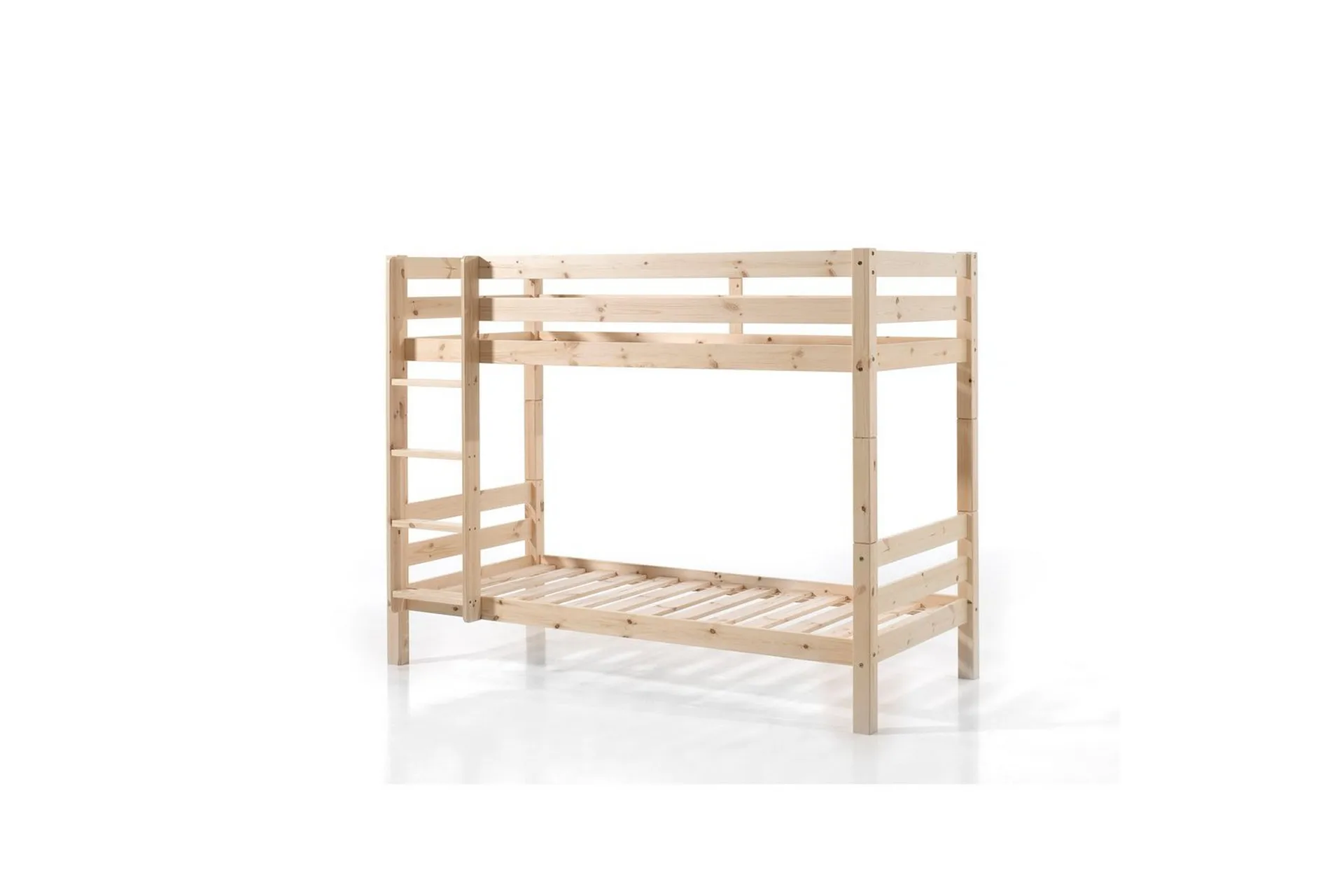 våningssäng pino set med 2 lådor naturlig, 160 cm - naturlig, 160 cm