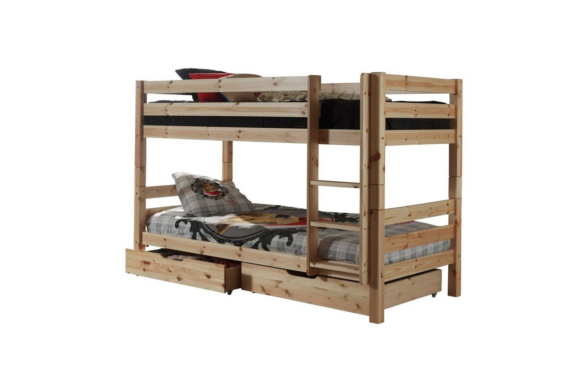 V&aring;ningss&auml;ng Pino Set med 2 L&aring;dor Naturlig, 140 cm - Naturlig, 140 cm