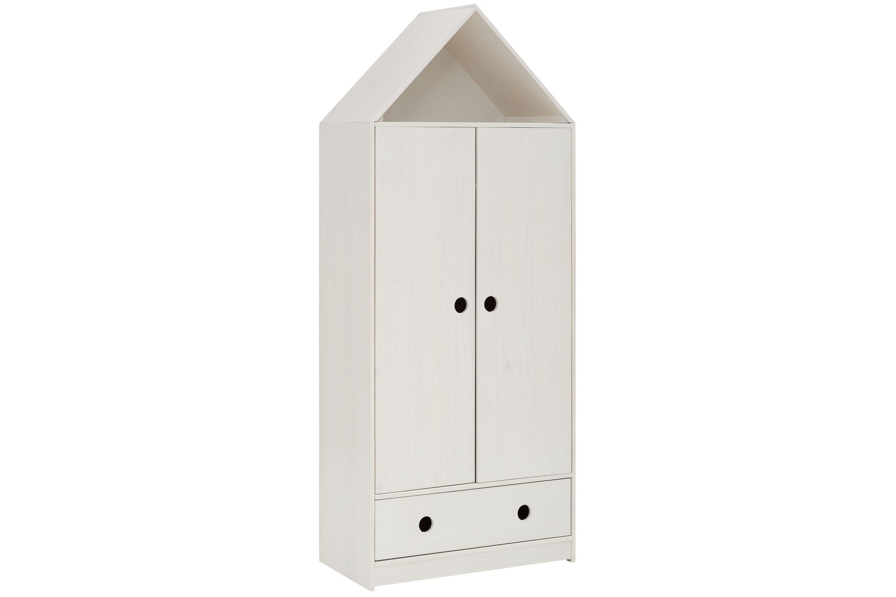 Barngarderob Junapie 75x180 cm Vit