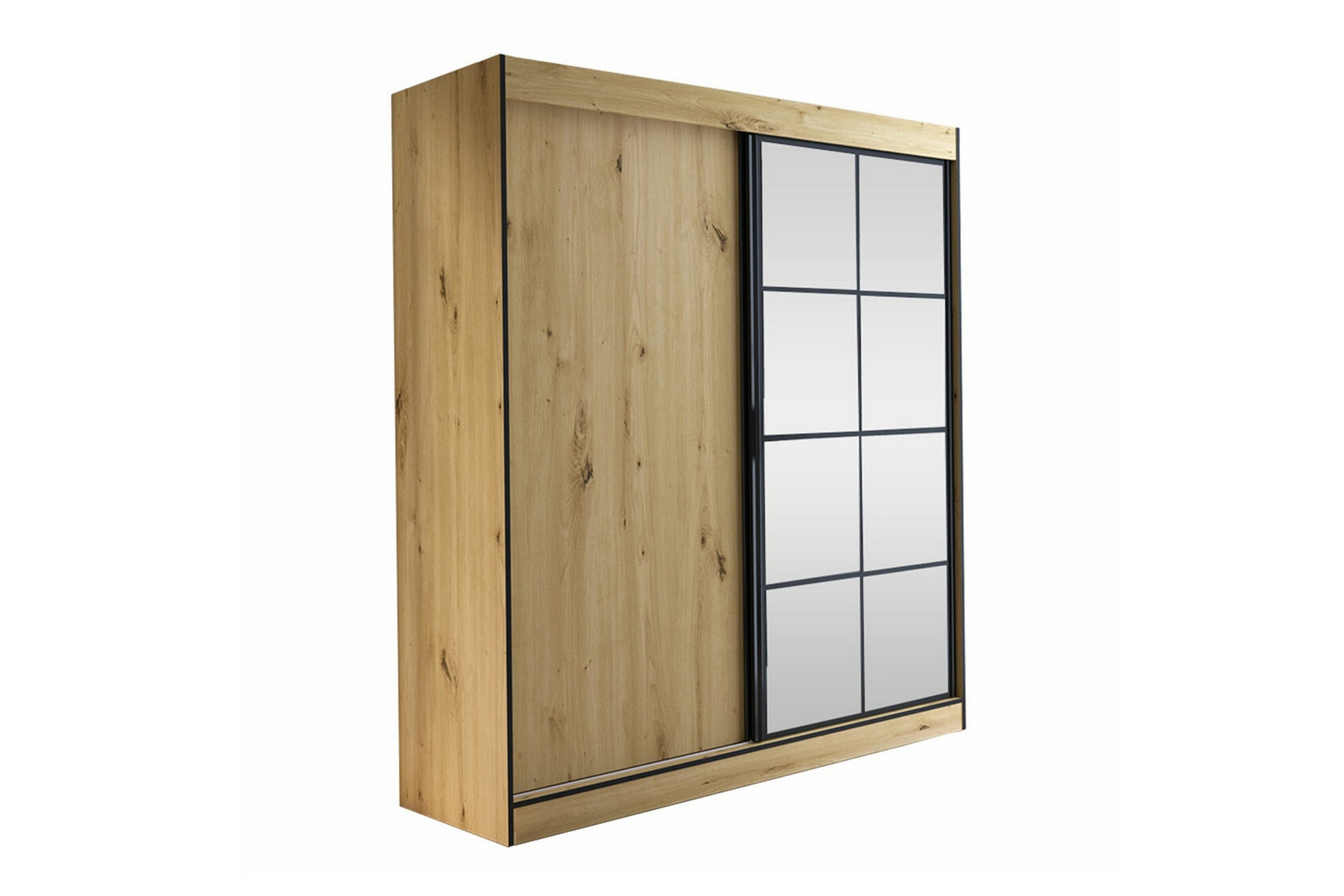 Barnskåp Aberfelt 180x216 cm Svart