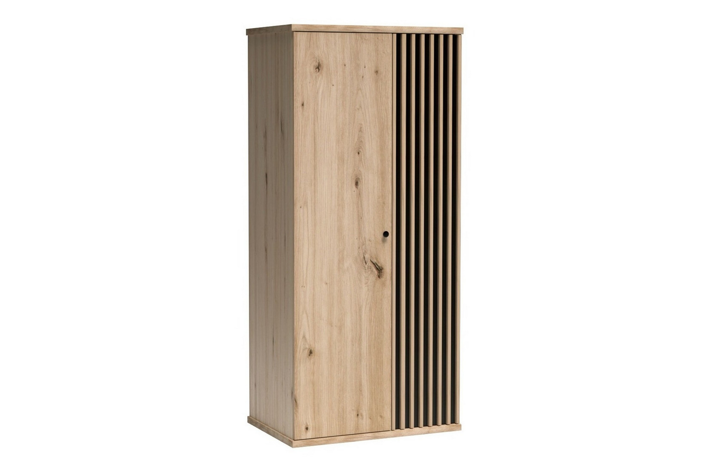 Barnskåp Rosehall 86x191 cm Svart