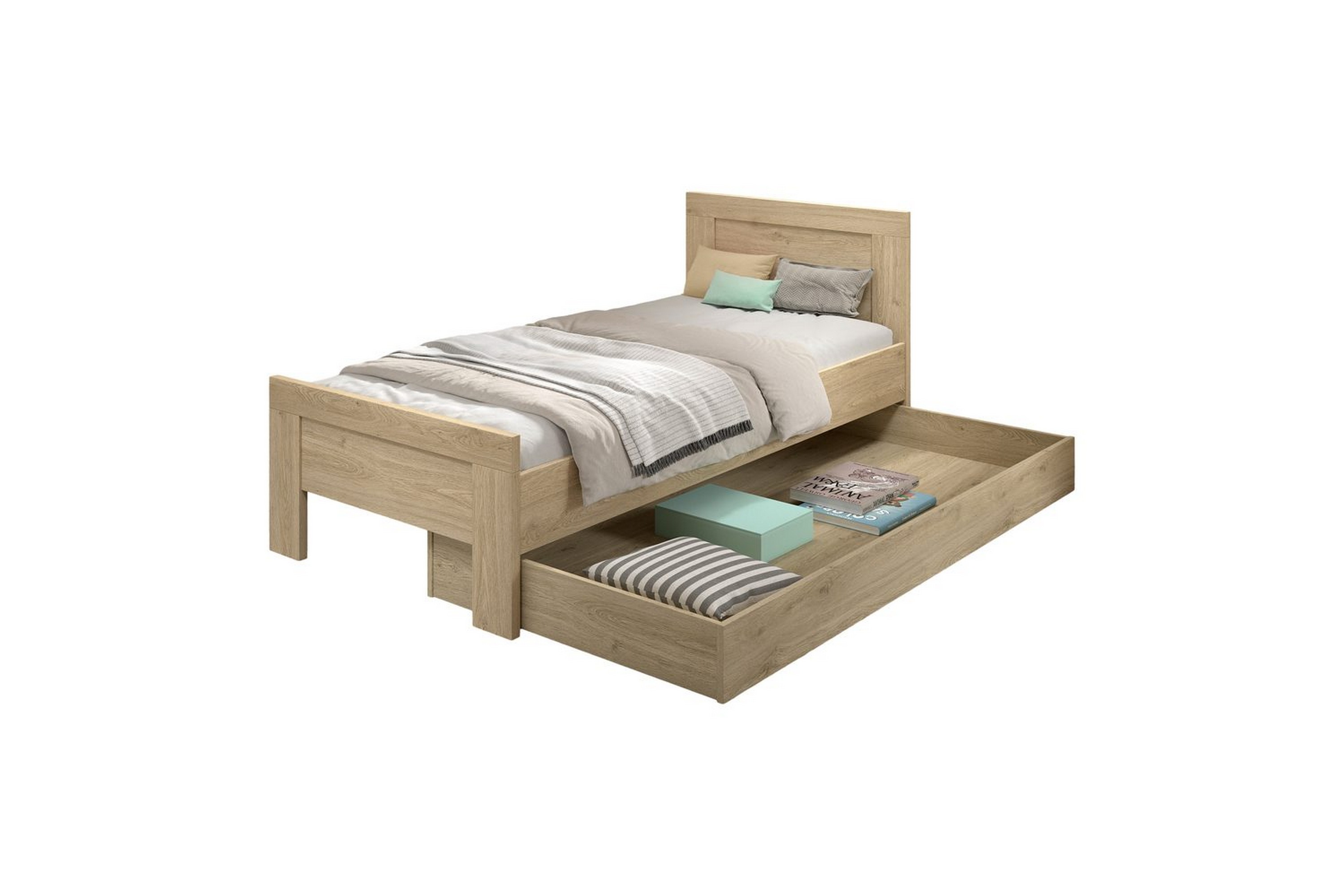 säng med låda sam -