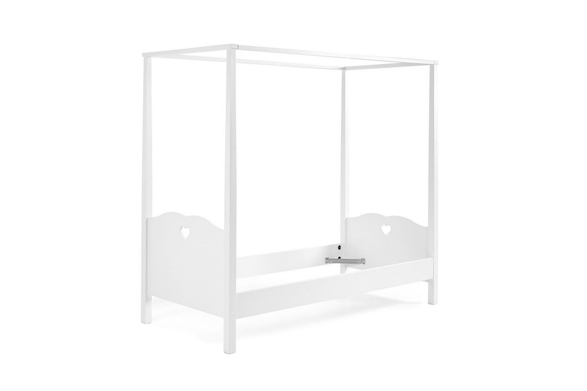 S&auml;ng med textilset Amori Vit -