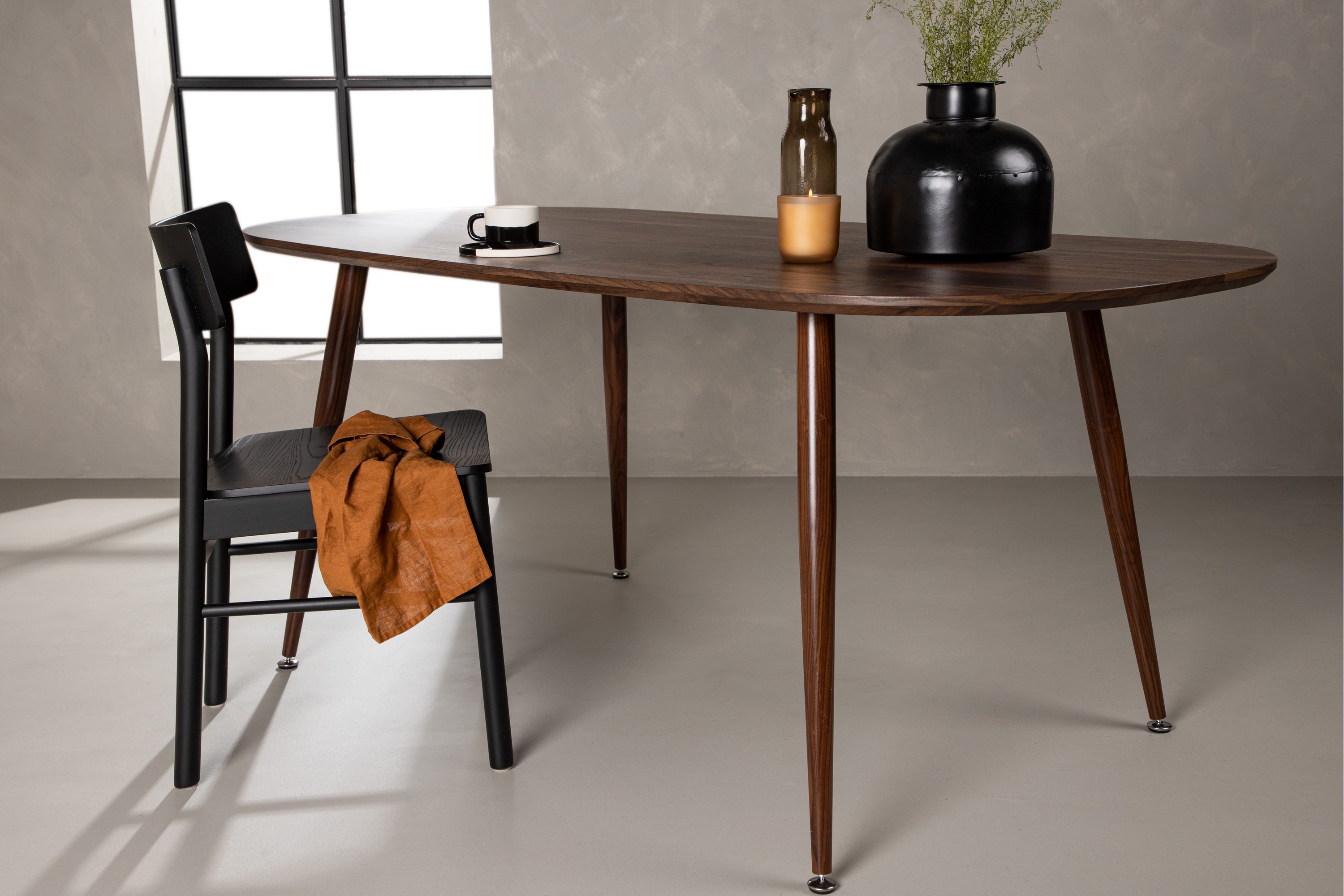 Sanford Matbord 90x180 cm Brun