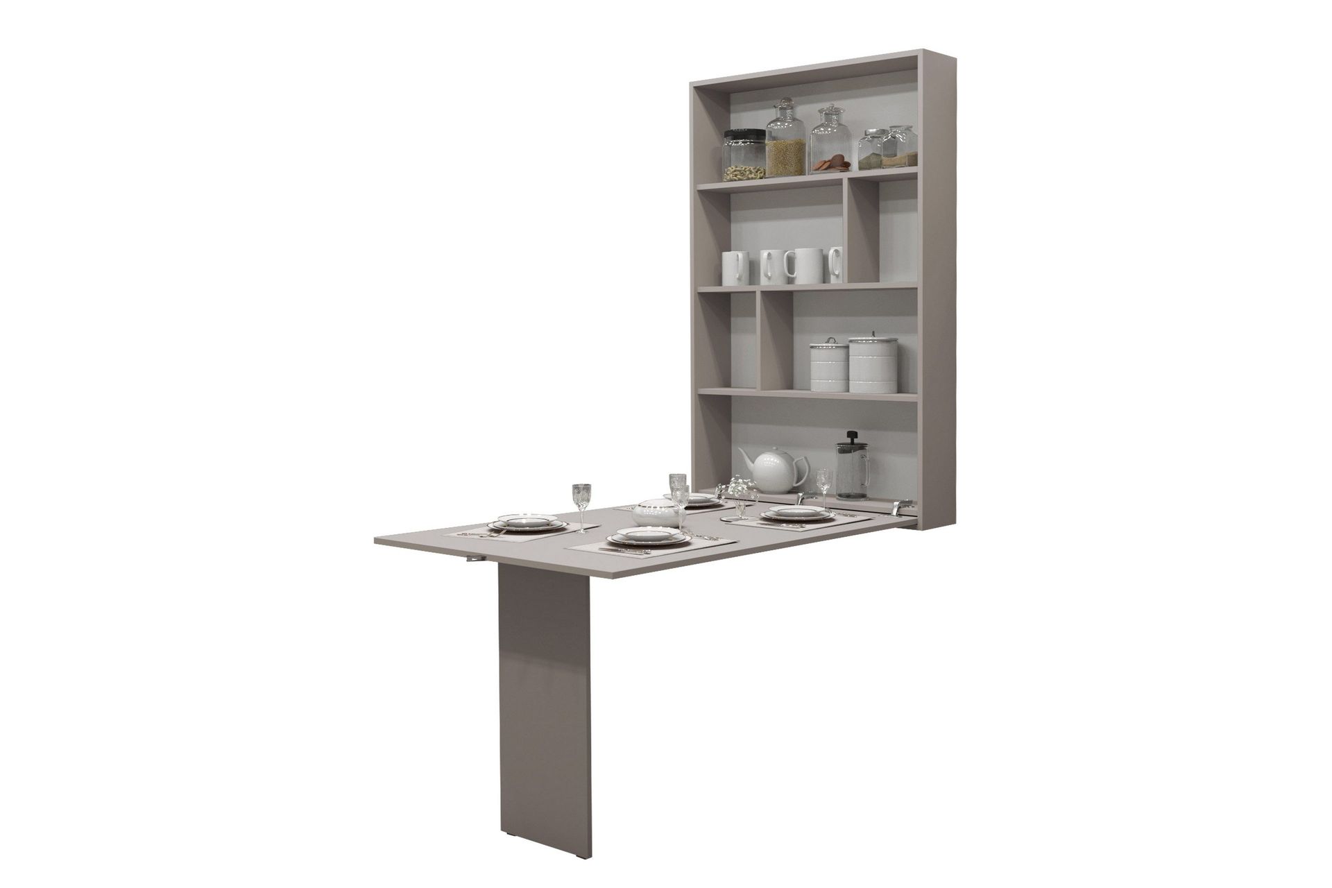 Abi Matbord V&auml;ggh&auml;ngt 130 cm Rektangul&auml;r - Beige