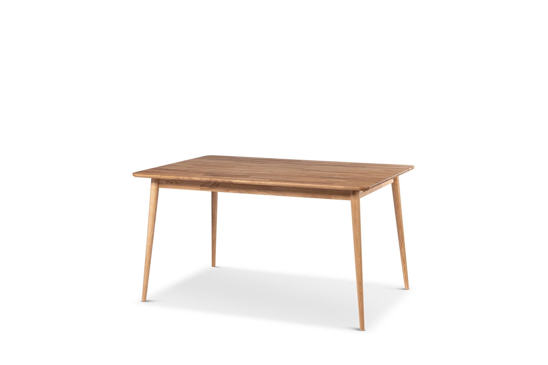 Alborg Matbord 140x90 cm f&ouml;r 4 personer i massivt tr&auml; - Natur