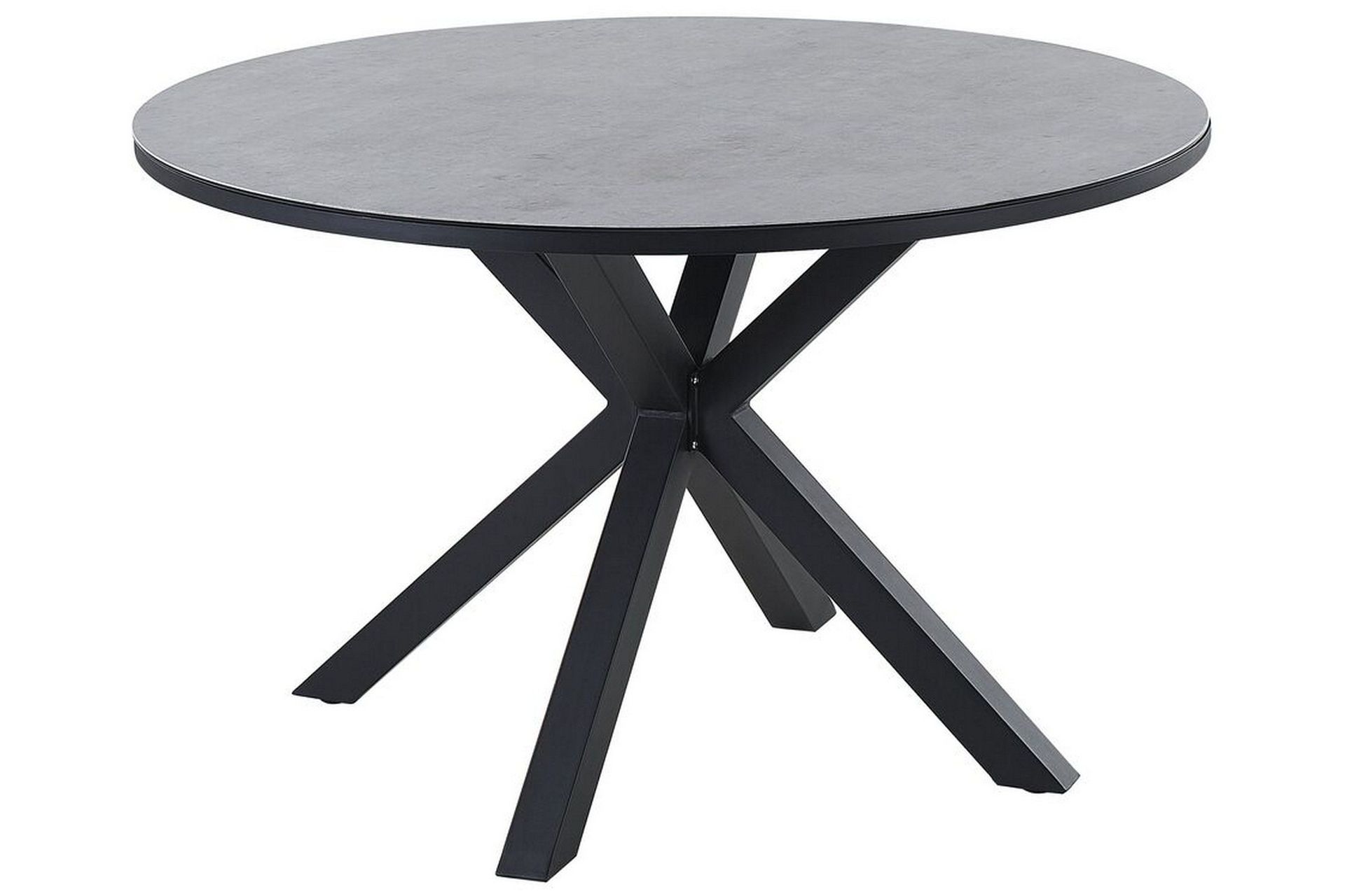 Altona Matbord 120 cm - Svart/Gr&aring;