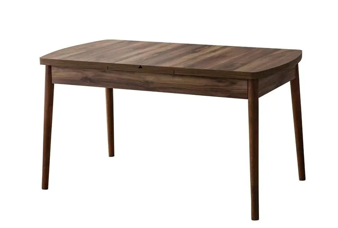 Alvryn Matgrupp Bord 130 cm + 4 Stolar - Brun