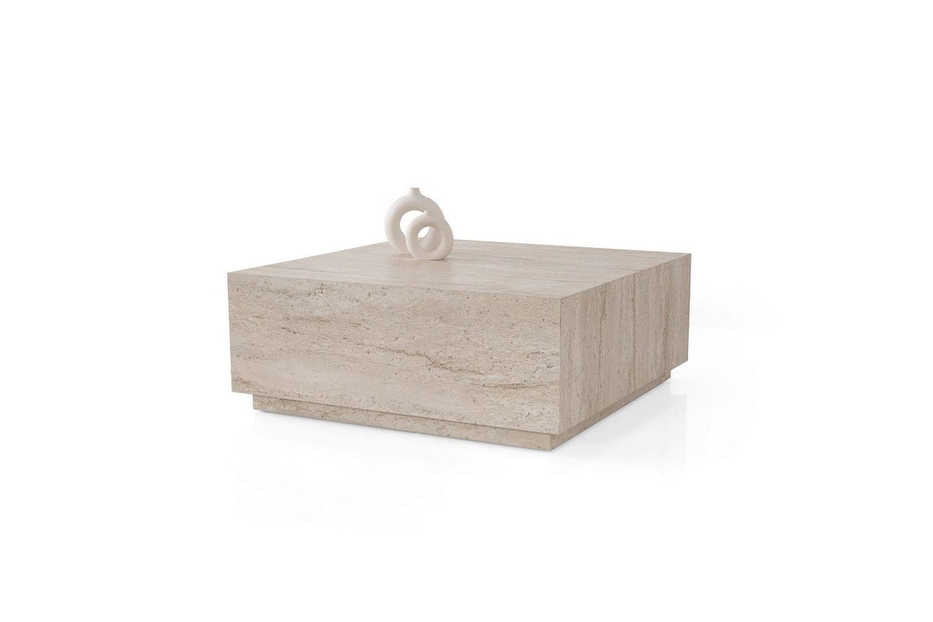 ameias soffbord 90 cm - travertine