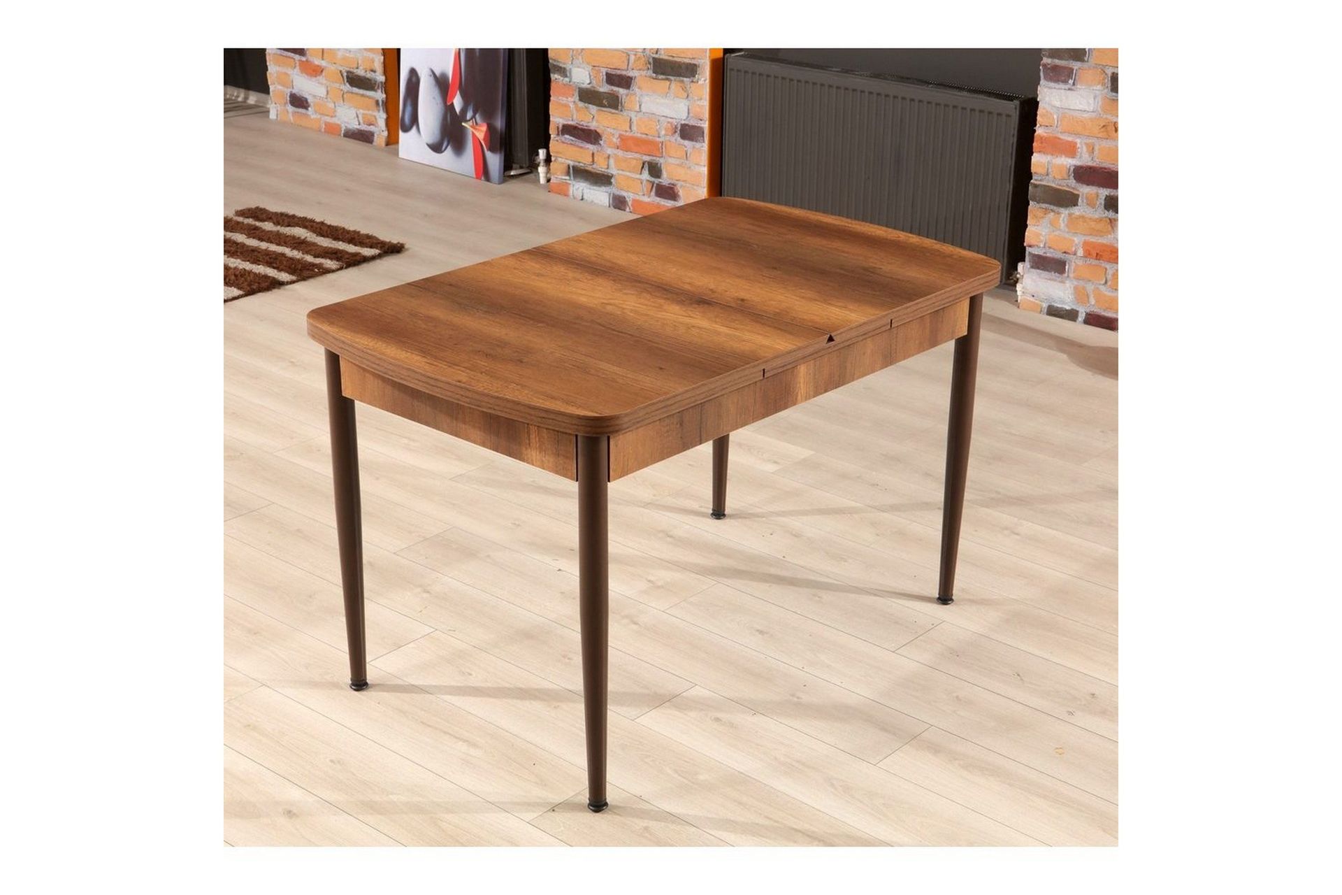 Amerbach Matbord 132 cm Rektangul&auml;r - Valn&ouml;t/Brun