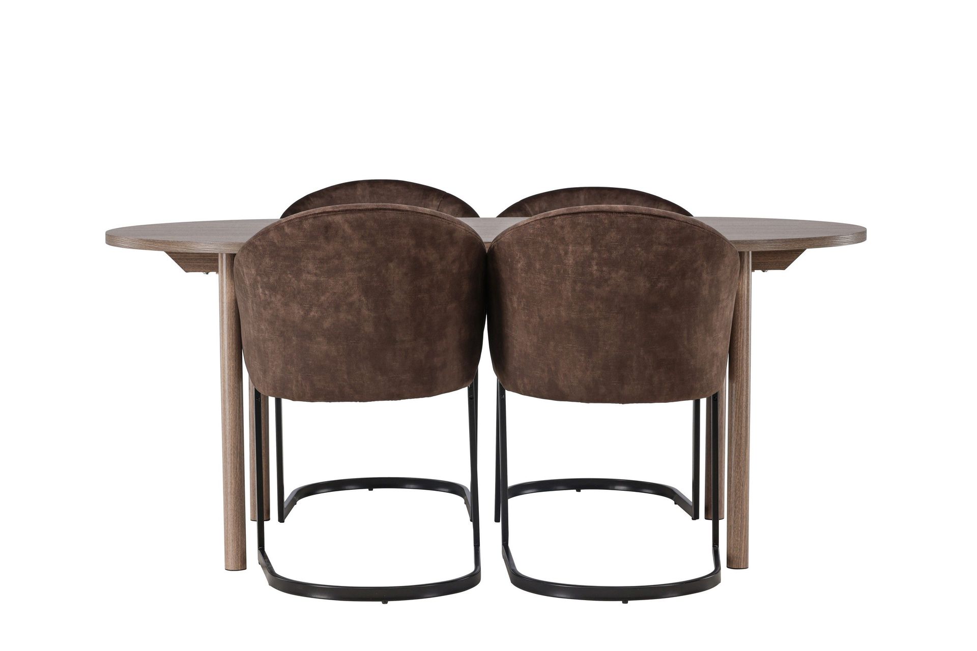 Andy Matgrupp 180 cm Oval med 4 Evening stolar -