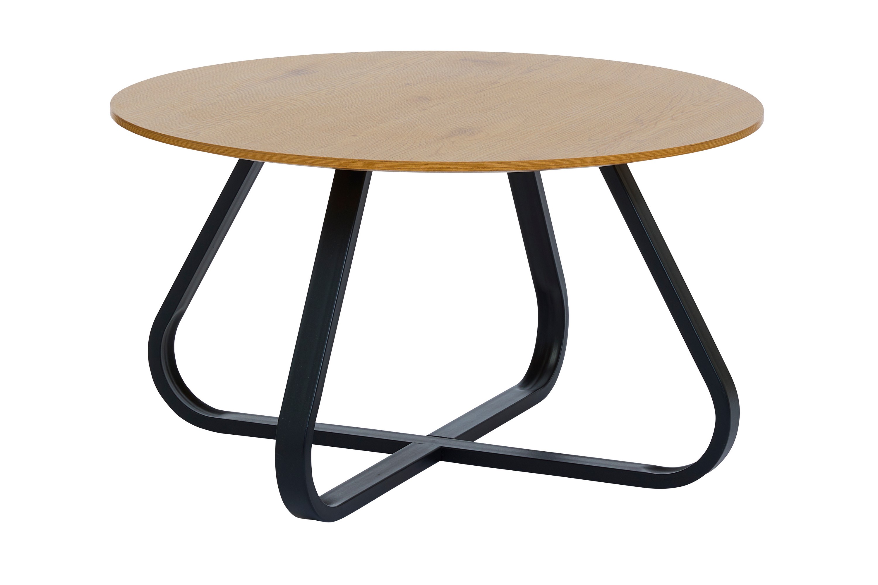 Ankit Soffbord 80 cm Svart/Beige