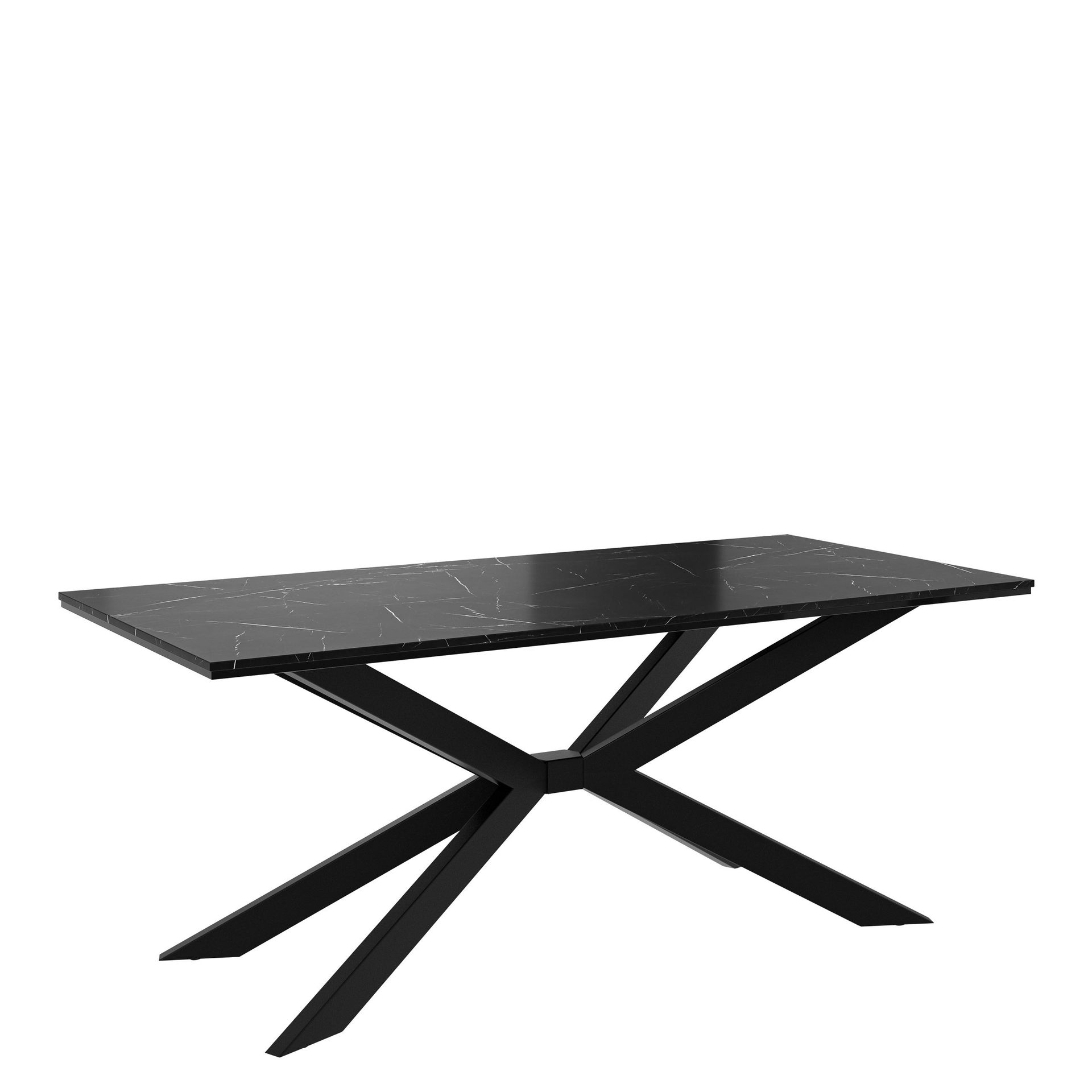 Aplung Matbord 190 cm Rektangul&auml;r - Svart