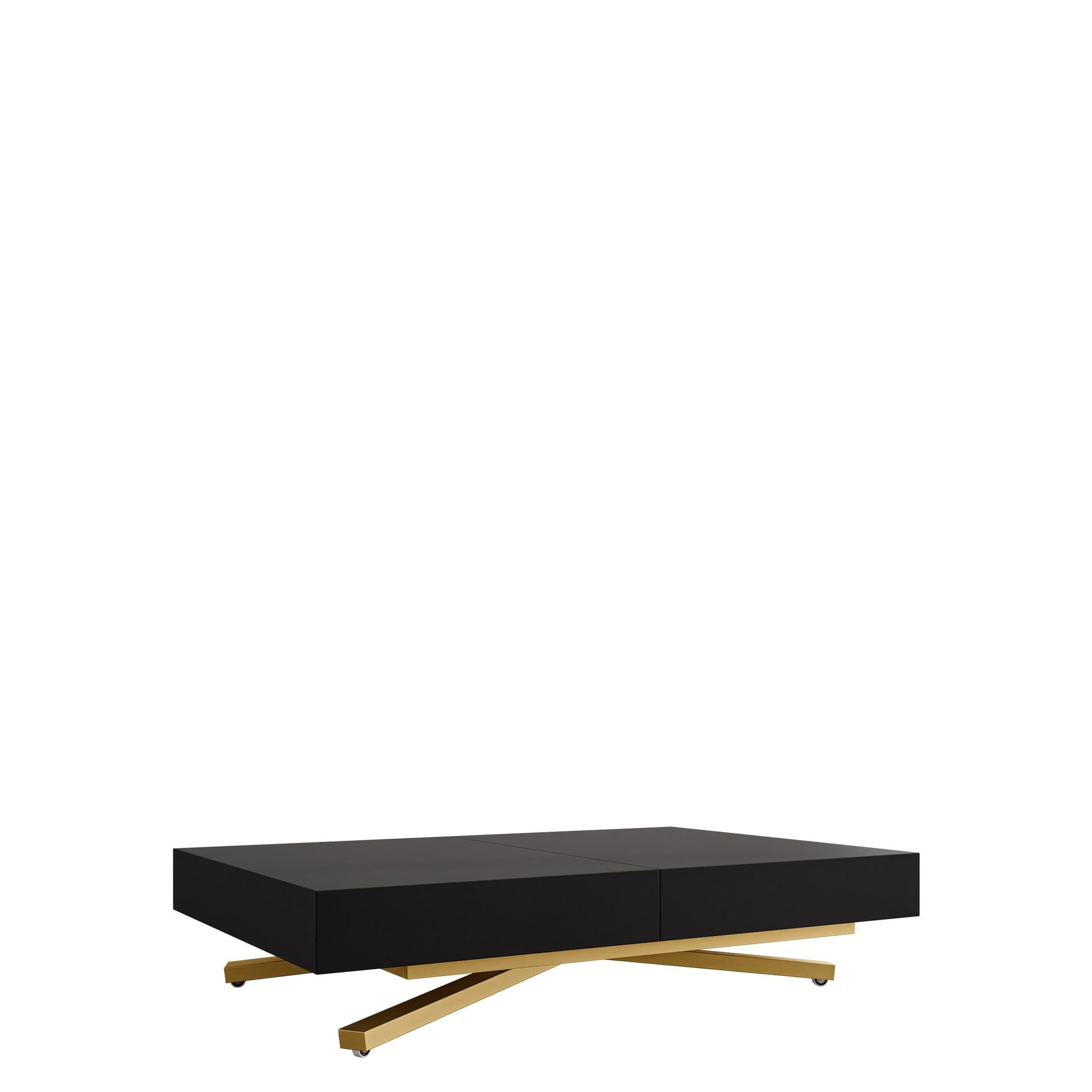 Avendi Soffbord 120 cm - Guld, svart