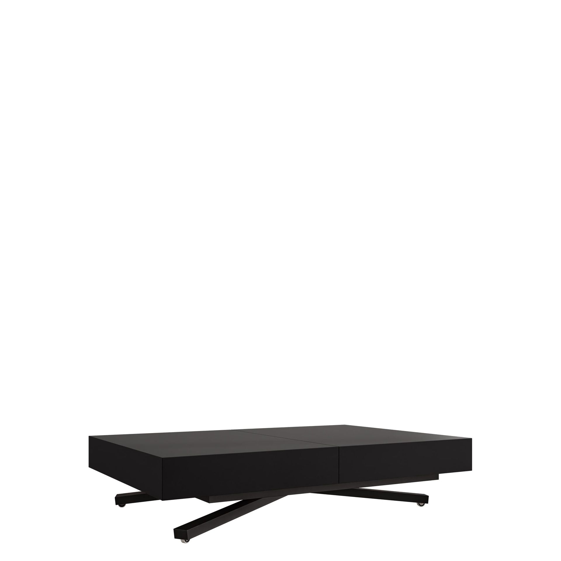 Avendi Soffbord f&ouml;rl&auml;ngningsbart 200 cm - svart