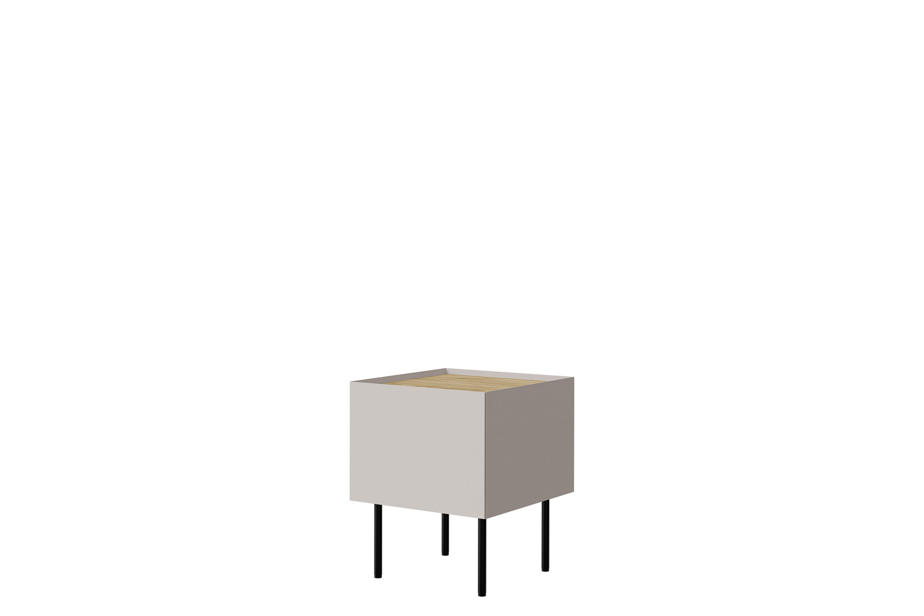 Akie Sängbord 40 cm Beige