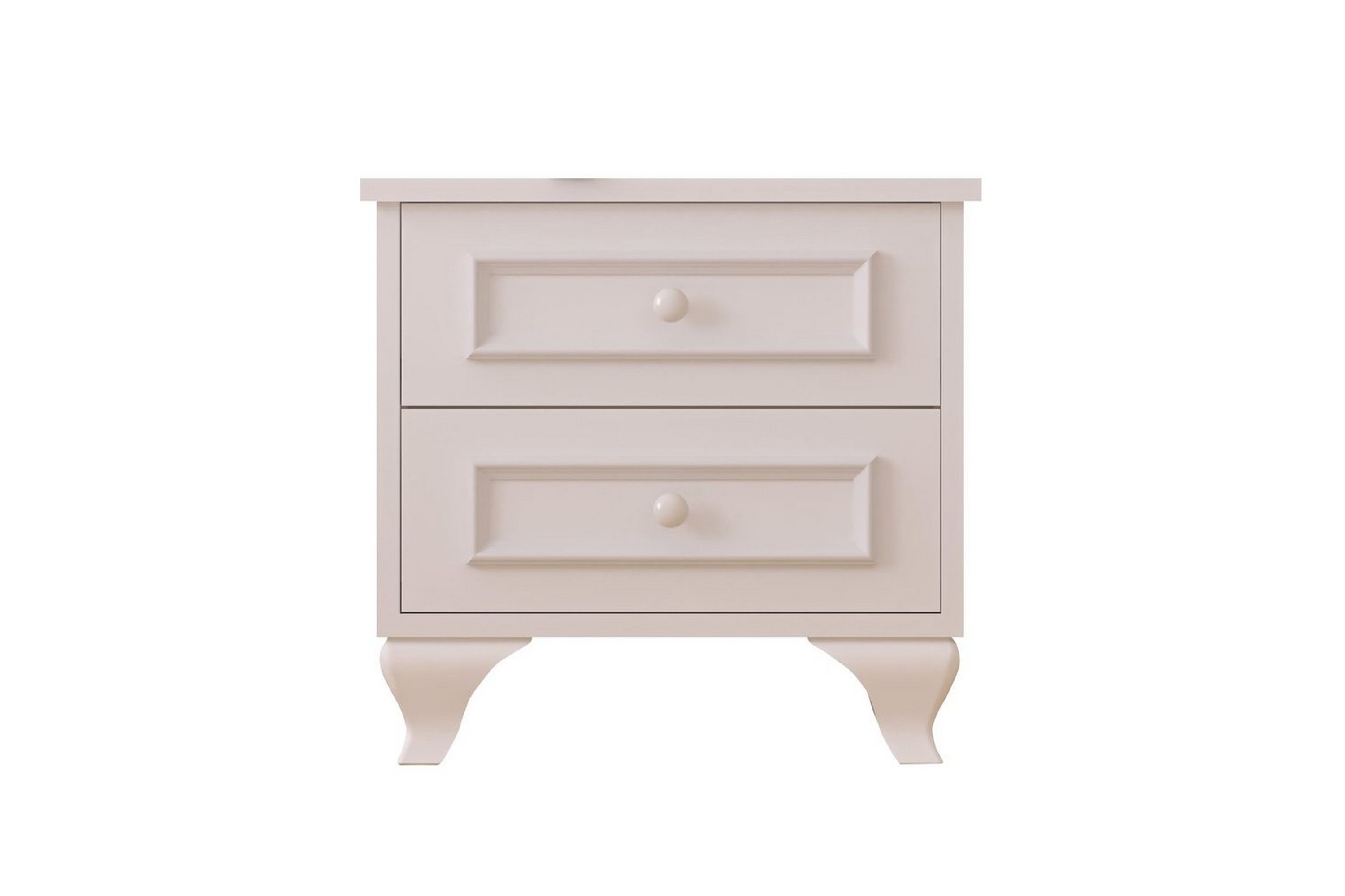 alwen sängbord 45 cm - matt vit