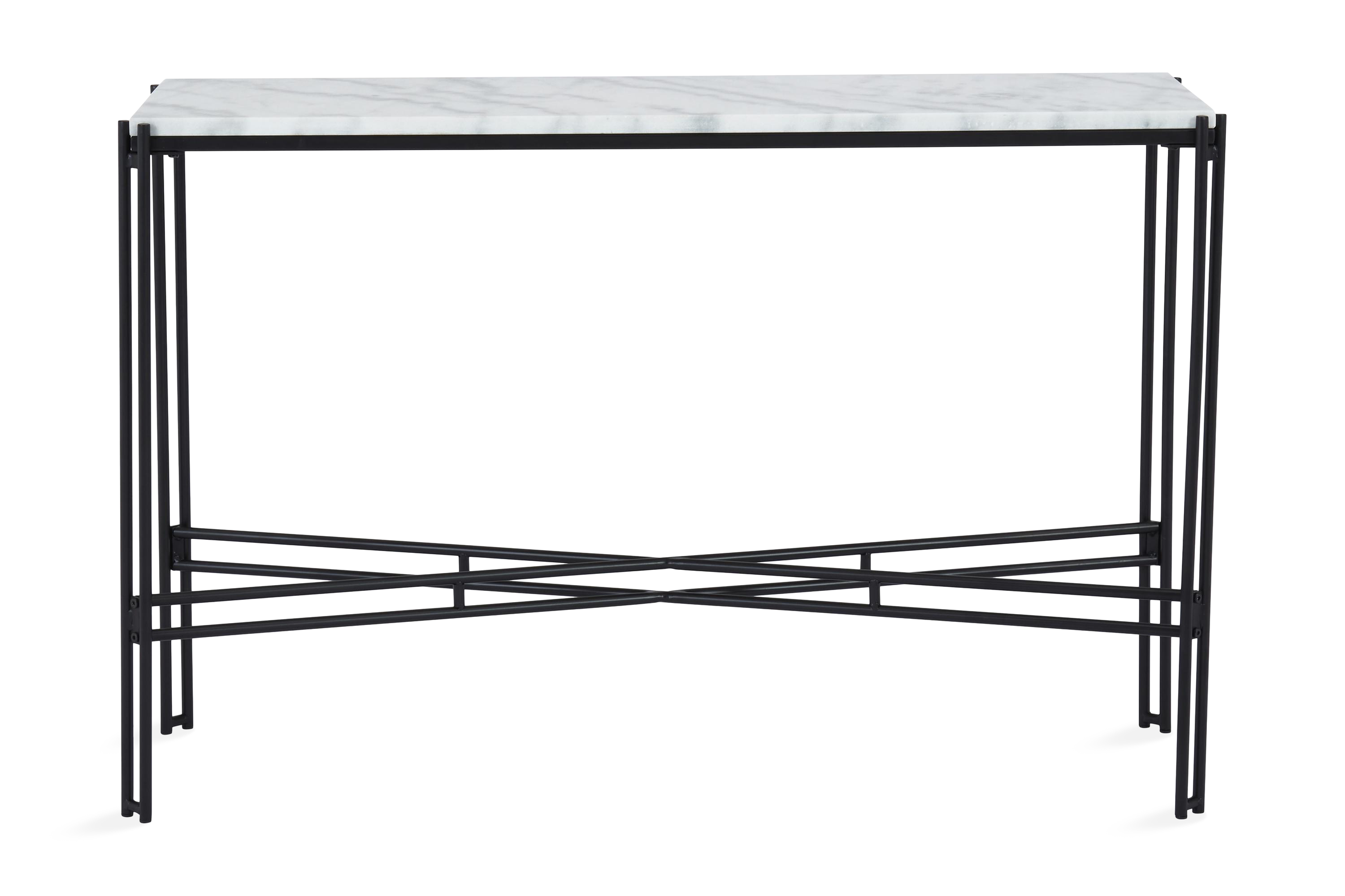 Concept 55 Avlastningsbord Sisko 110 cm Marmor - Svart|Vit OL0001CON-WB