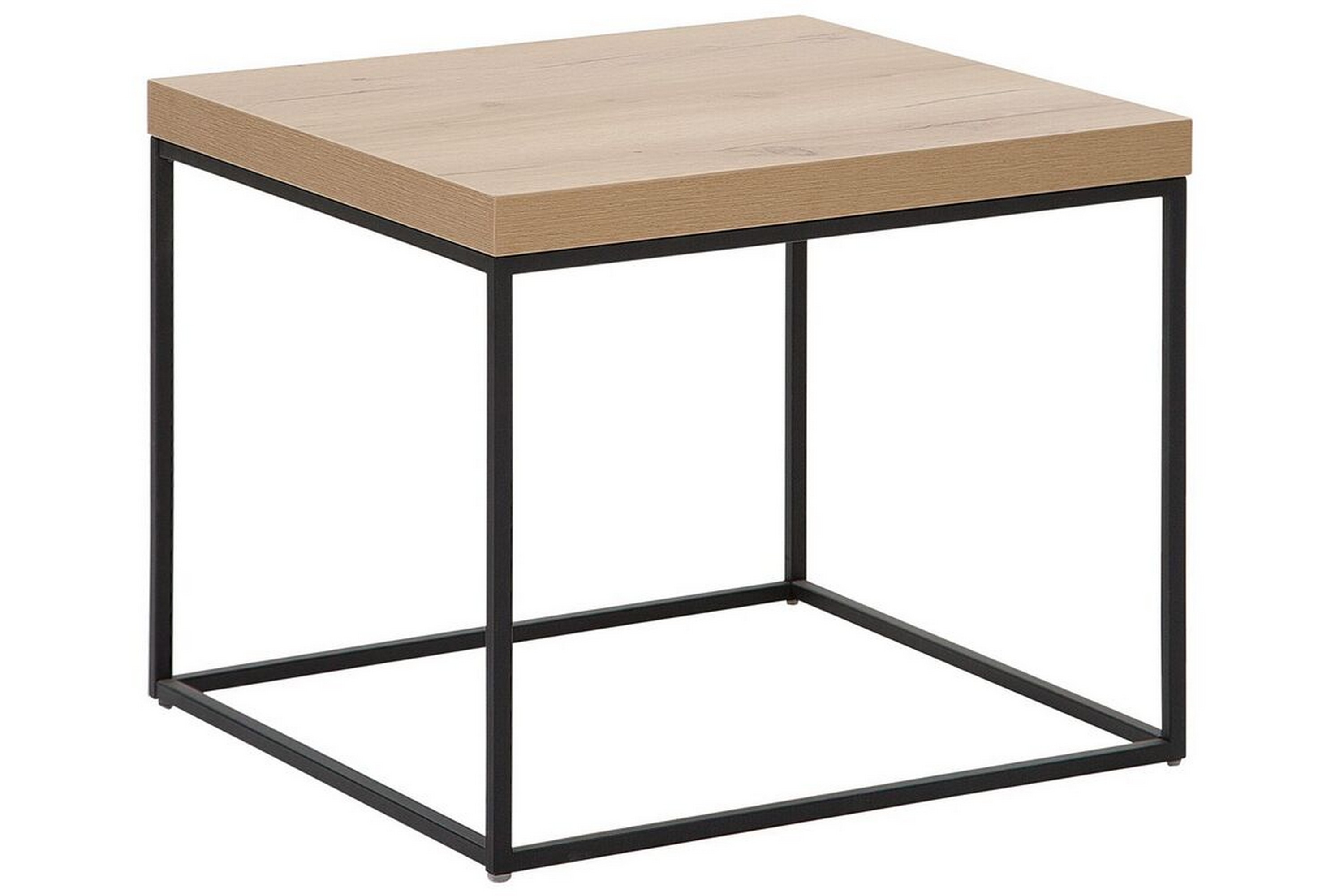 Barreras Sidobord 60 cm Ljust träSvart