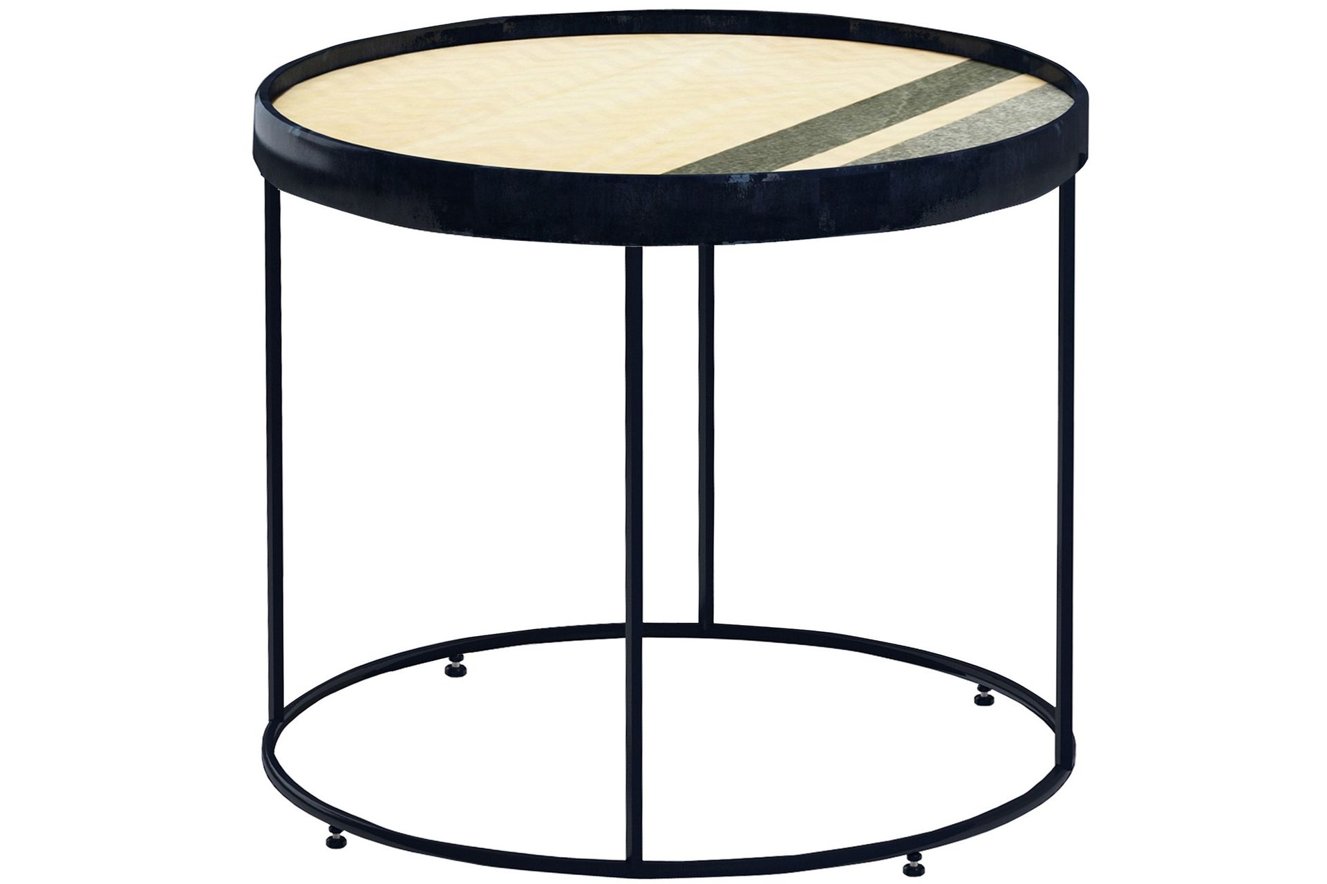 Ahari Brickbord 49 cm - Svart