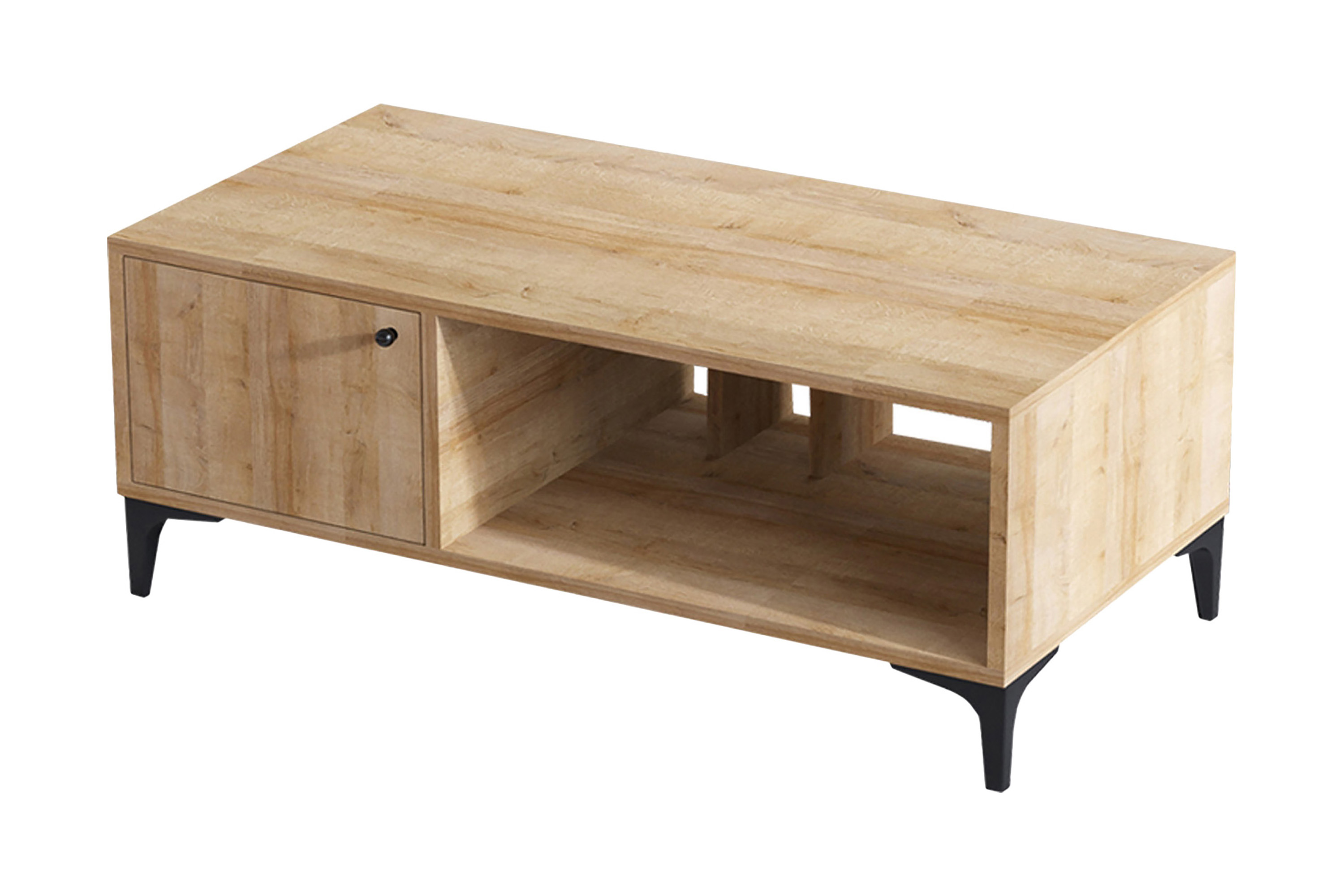 Brickbord Rigonce 100 cm Natur/Svart