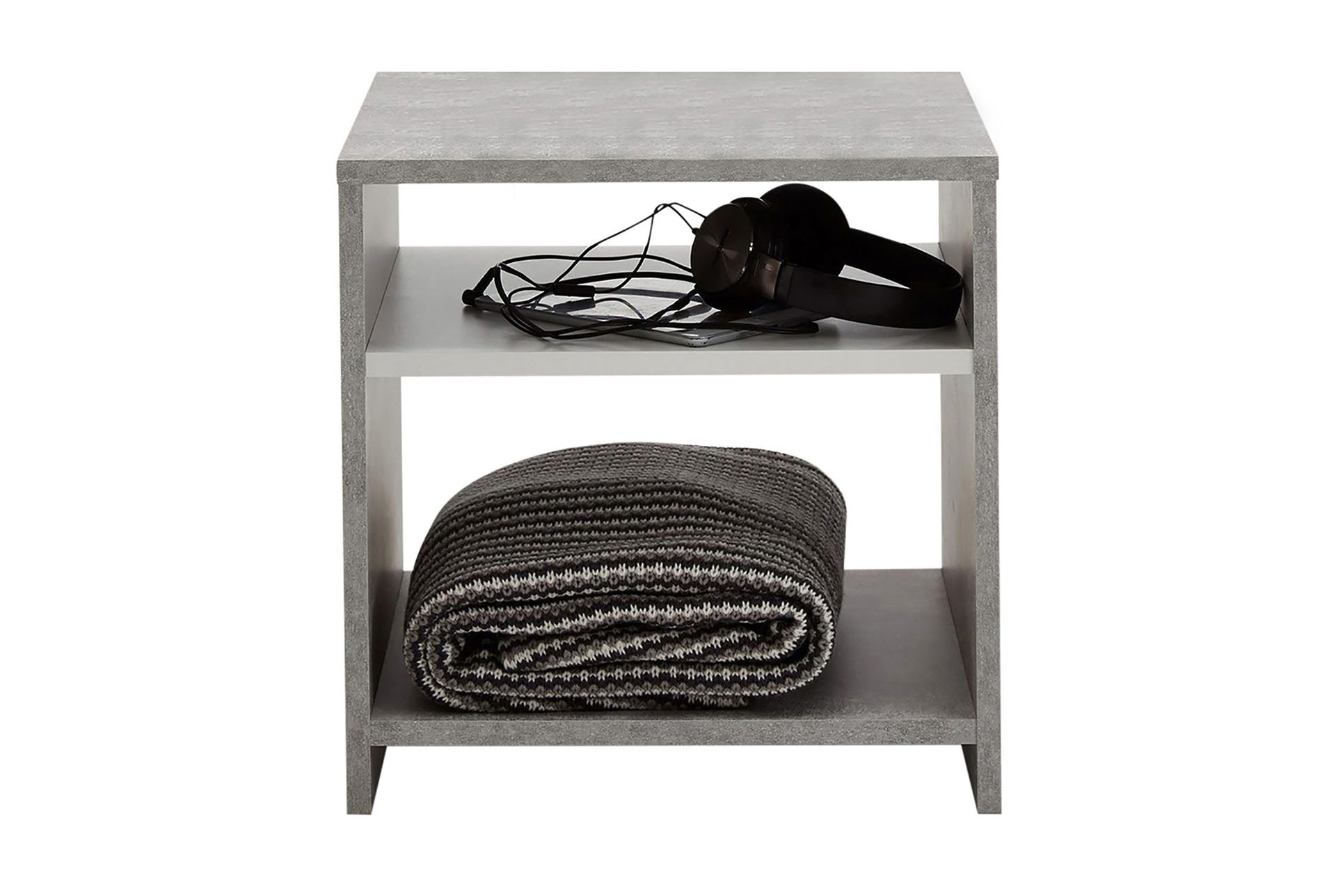 Weihert Sidobord 39 cm - Vit/Grå
