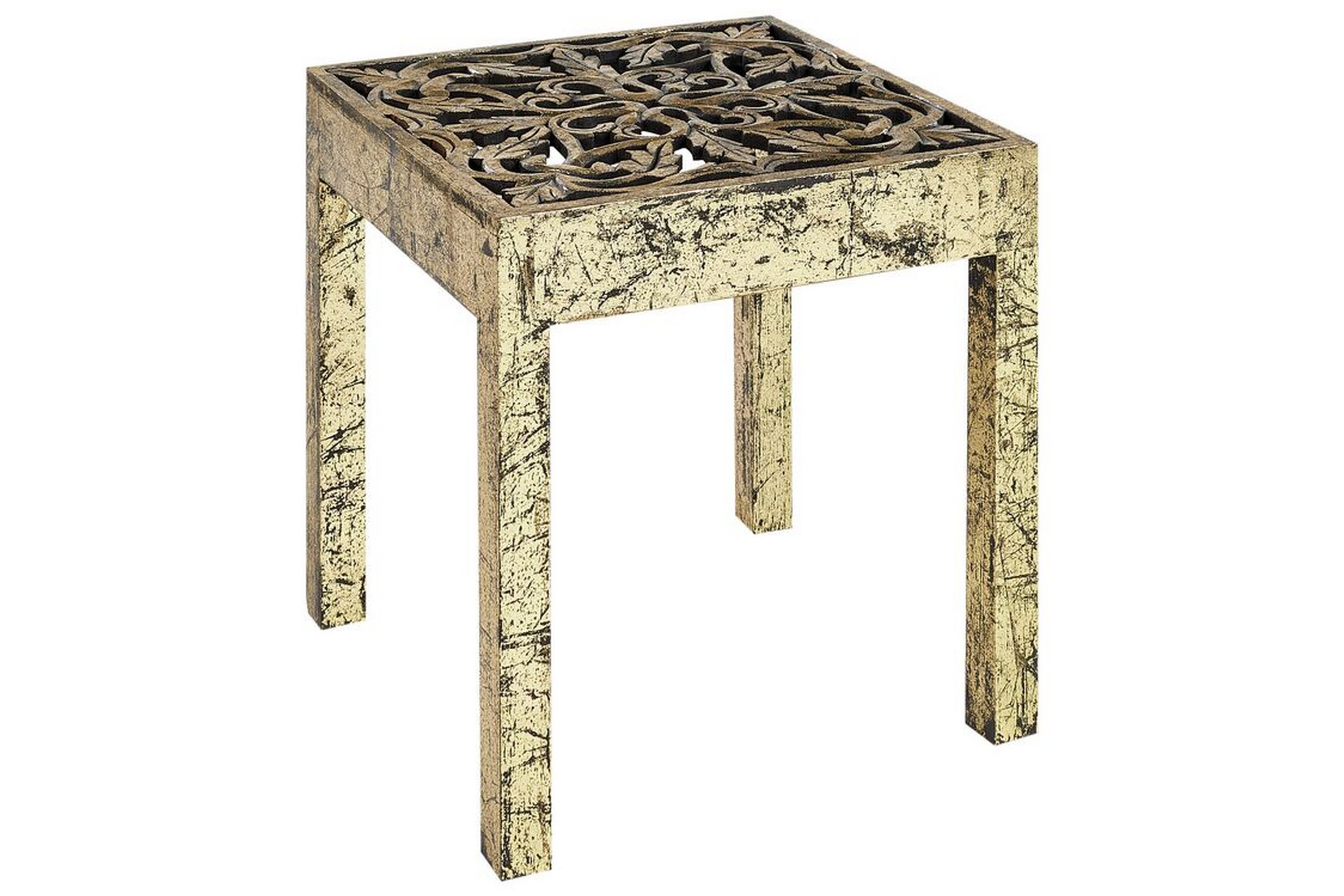 Deajah Sidobord 40 cm Guld/Svart