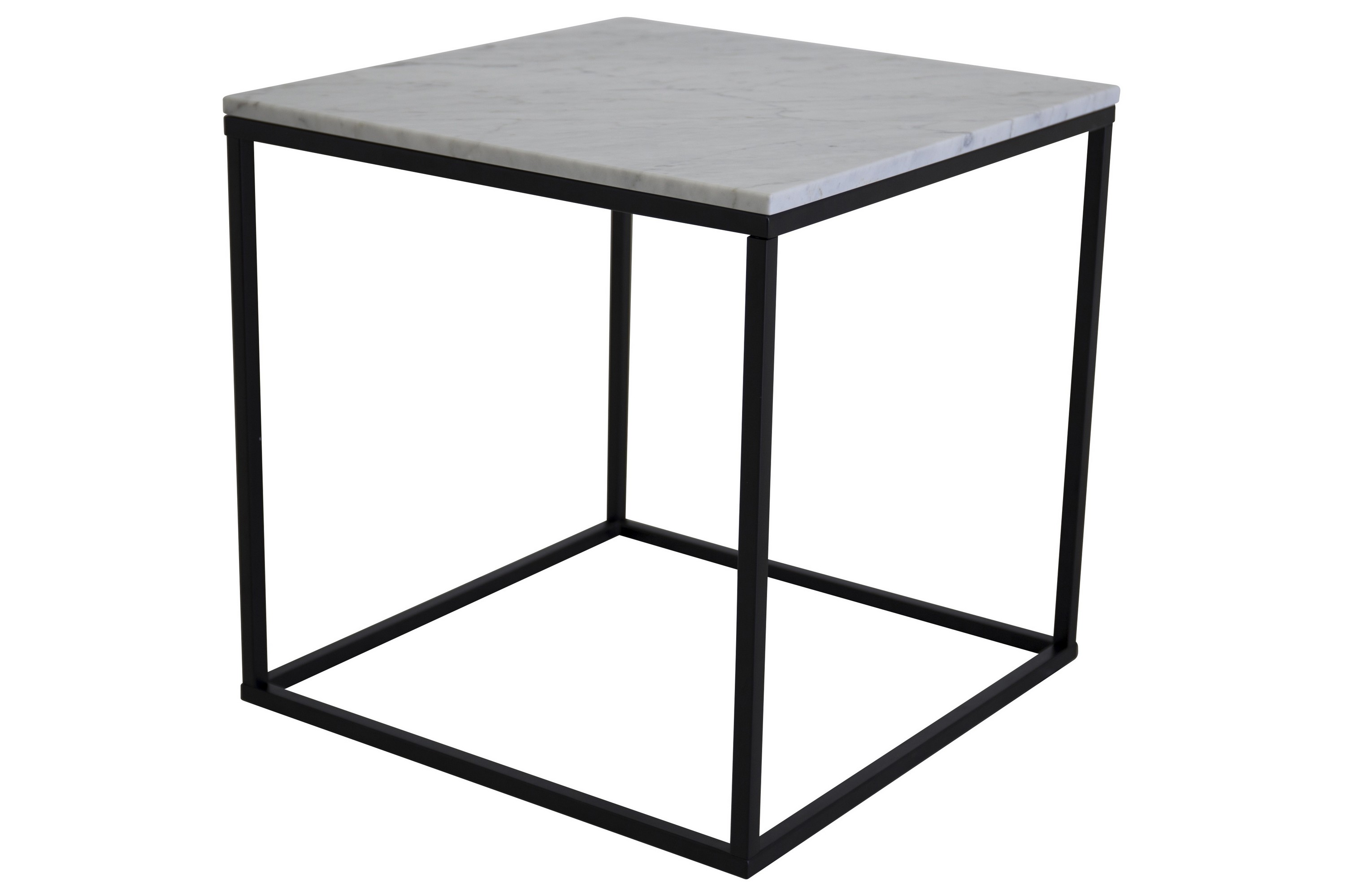 Estelle Sidobord 50 cm Vit/Svart