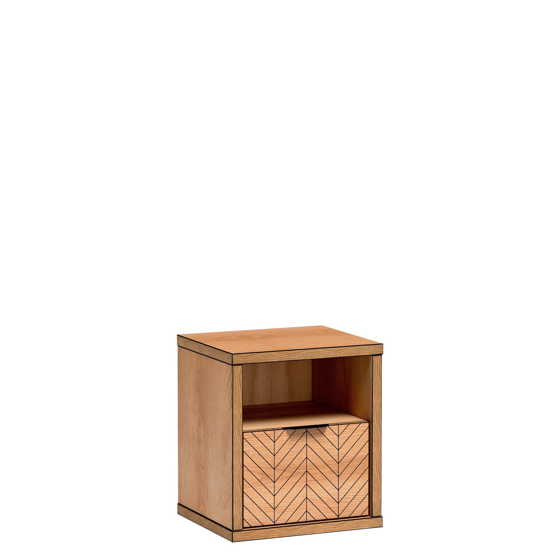 Fonti Sängbord 47 cm - Brunsvart
