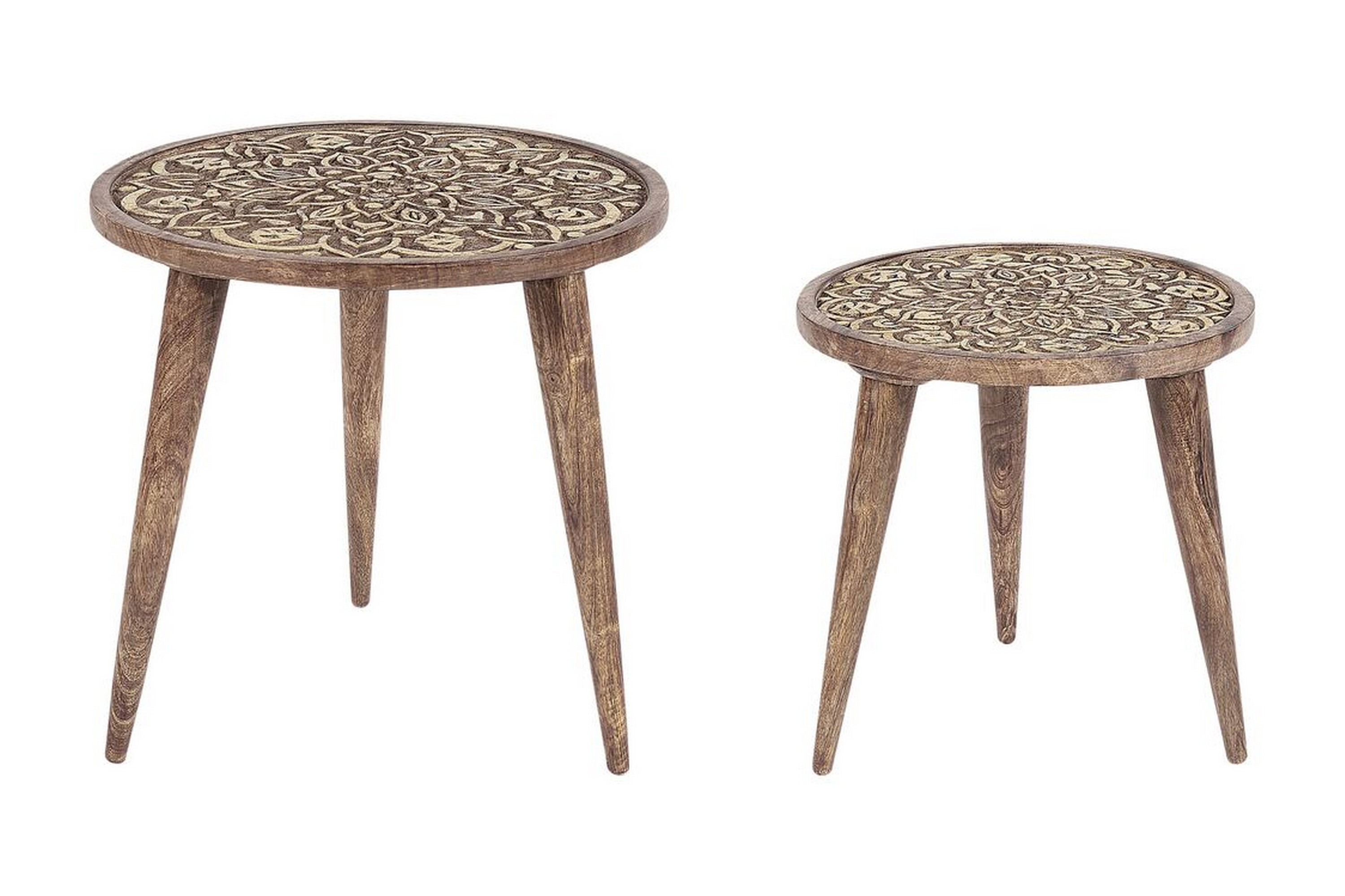 freida satsbord 45 cm - mörkt trä/guld