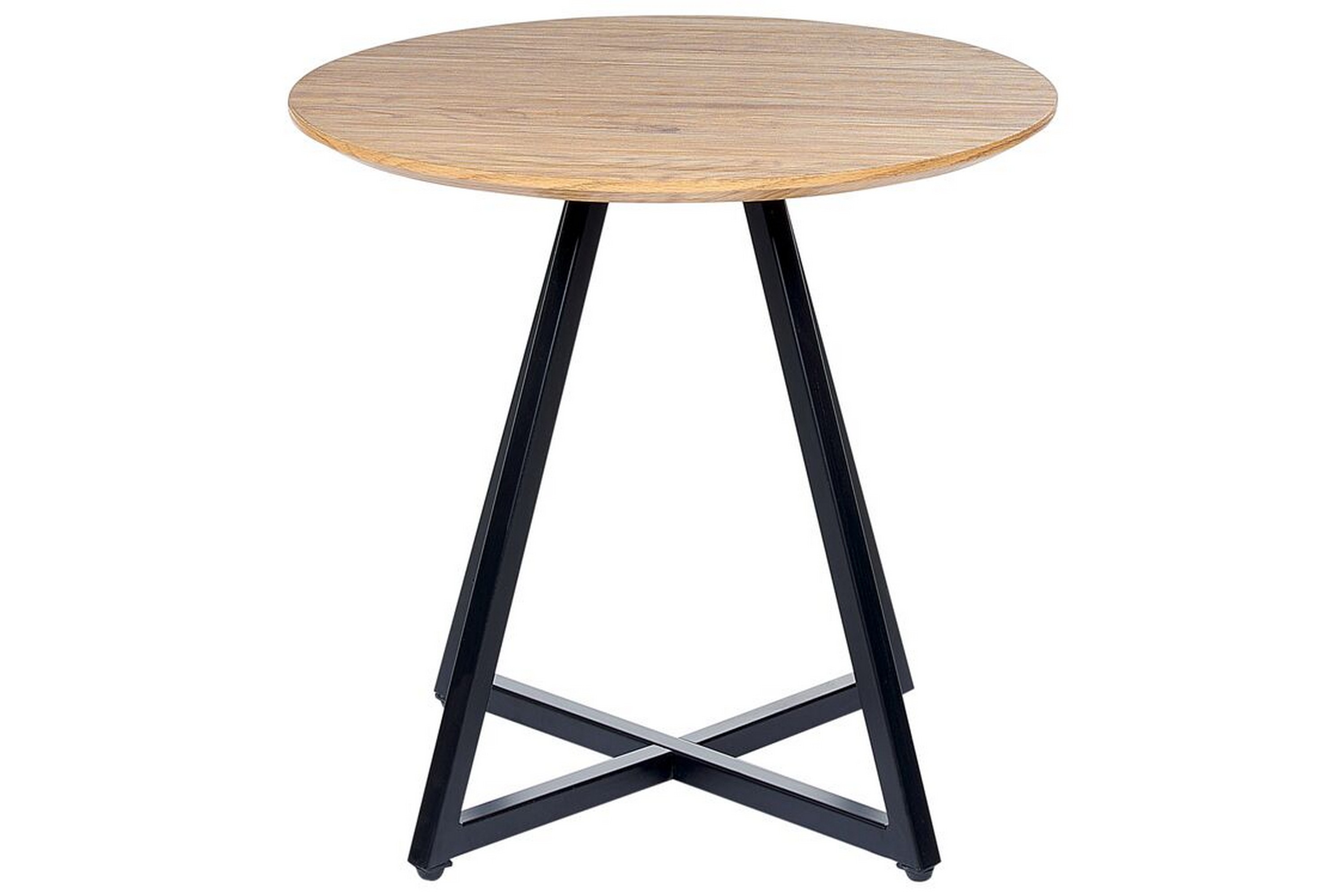 Gallagher Sidobord 30 cm Ljust träSvart