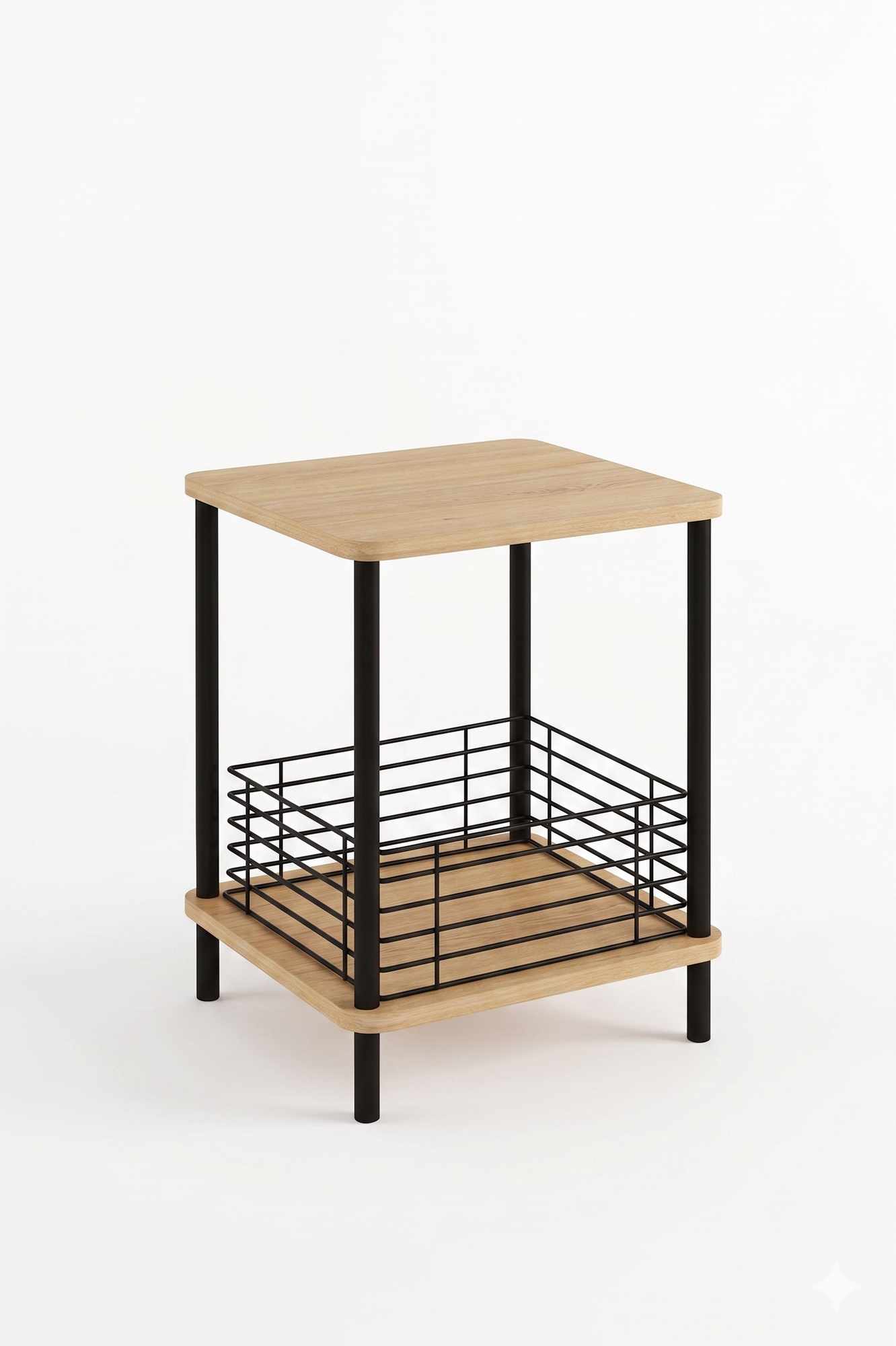 Inaro Sidobord 45x58x38 cm - Sapphire Oak
