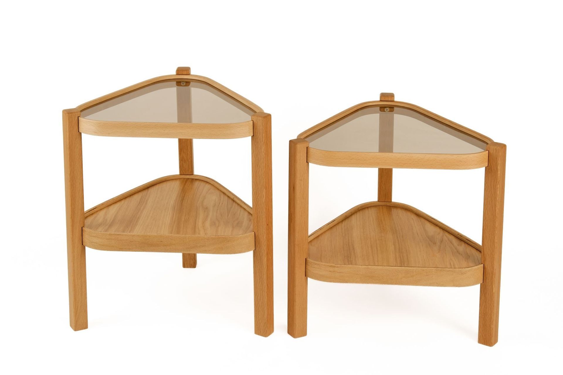 Isdahl Satsbord (2 delar) 45x60x45 cm - Ek Transparent
