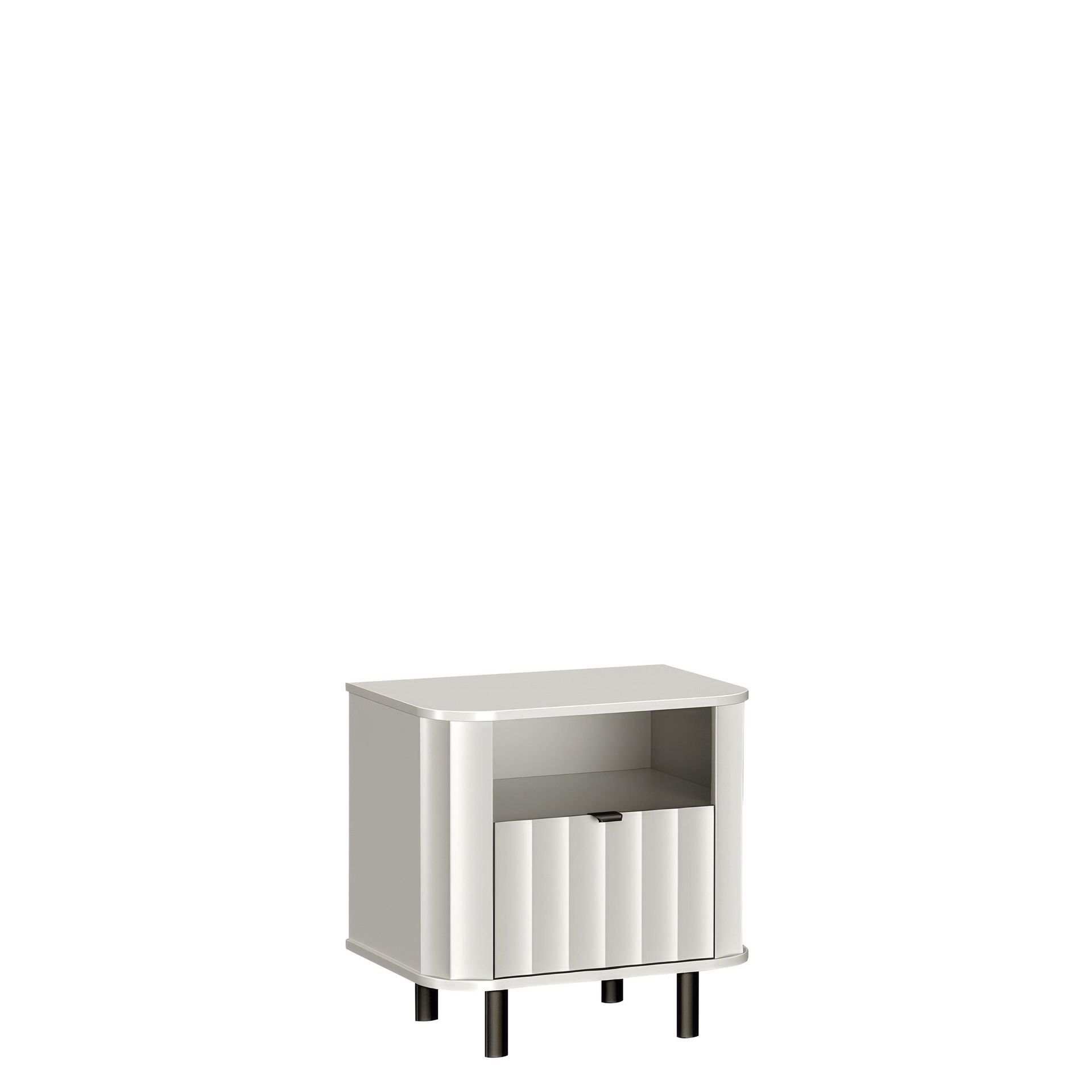 Joriel Sängbord 59 cm - Vitsvart