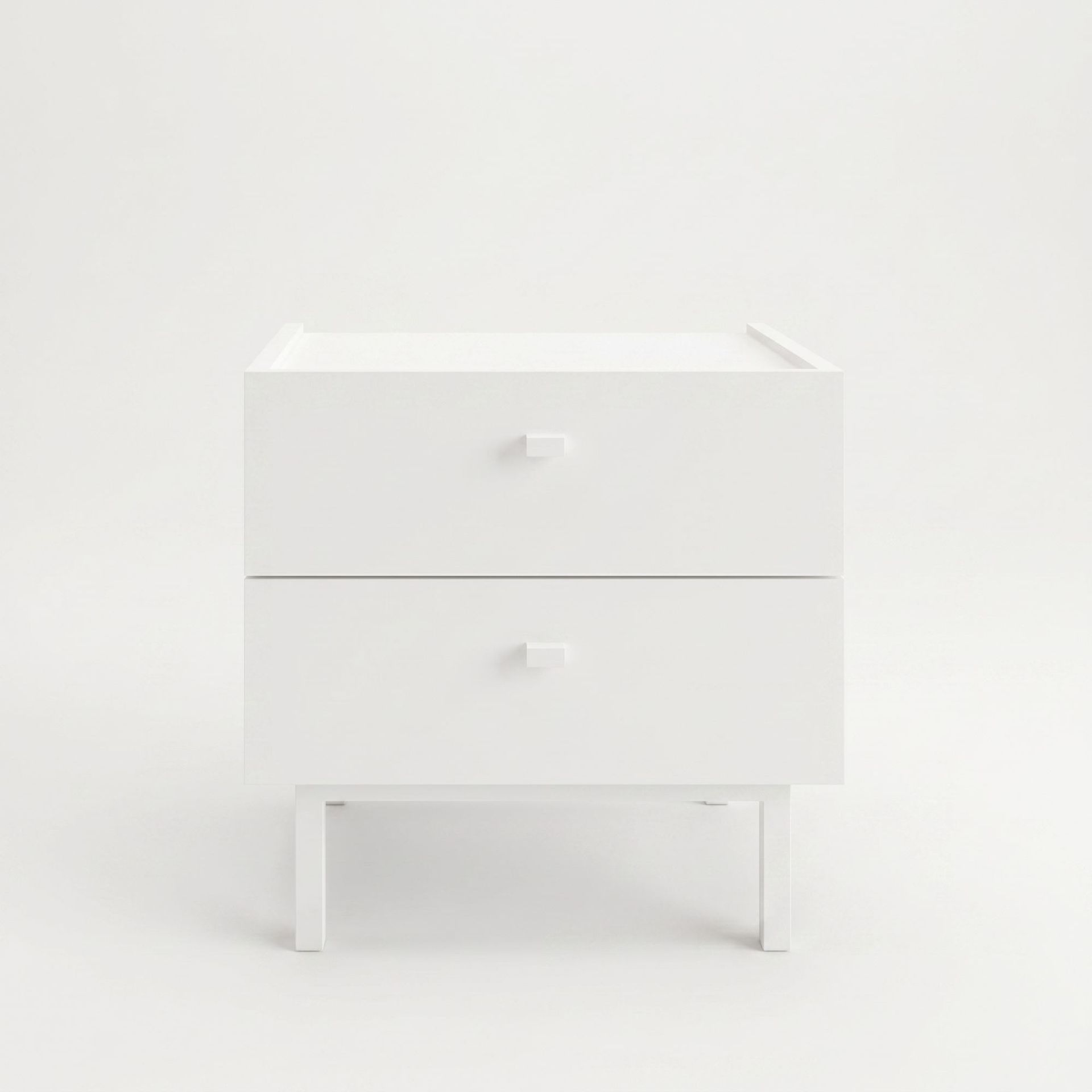 Kamulu Sängbord 47,9x47x36,8 cm - Vit