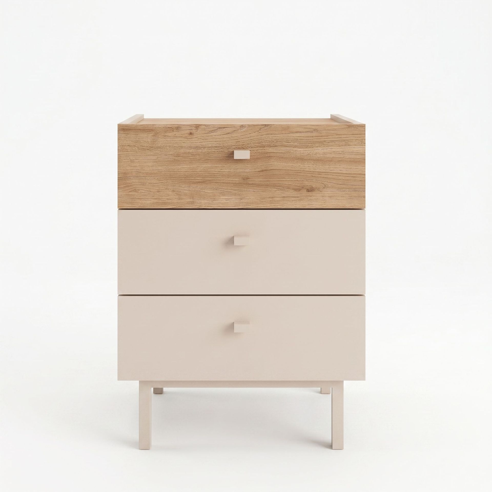 Kamulu Sängbord 47,9x63,5x36,8 cm - Sand och ek