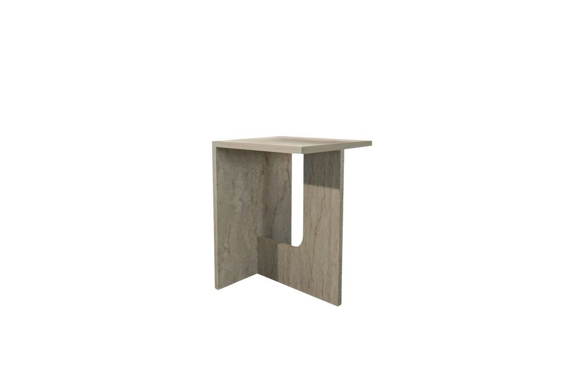 Kiros Sidobord 35x35 cm - Beige
