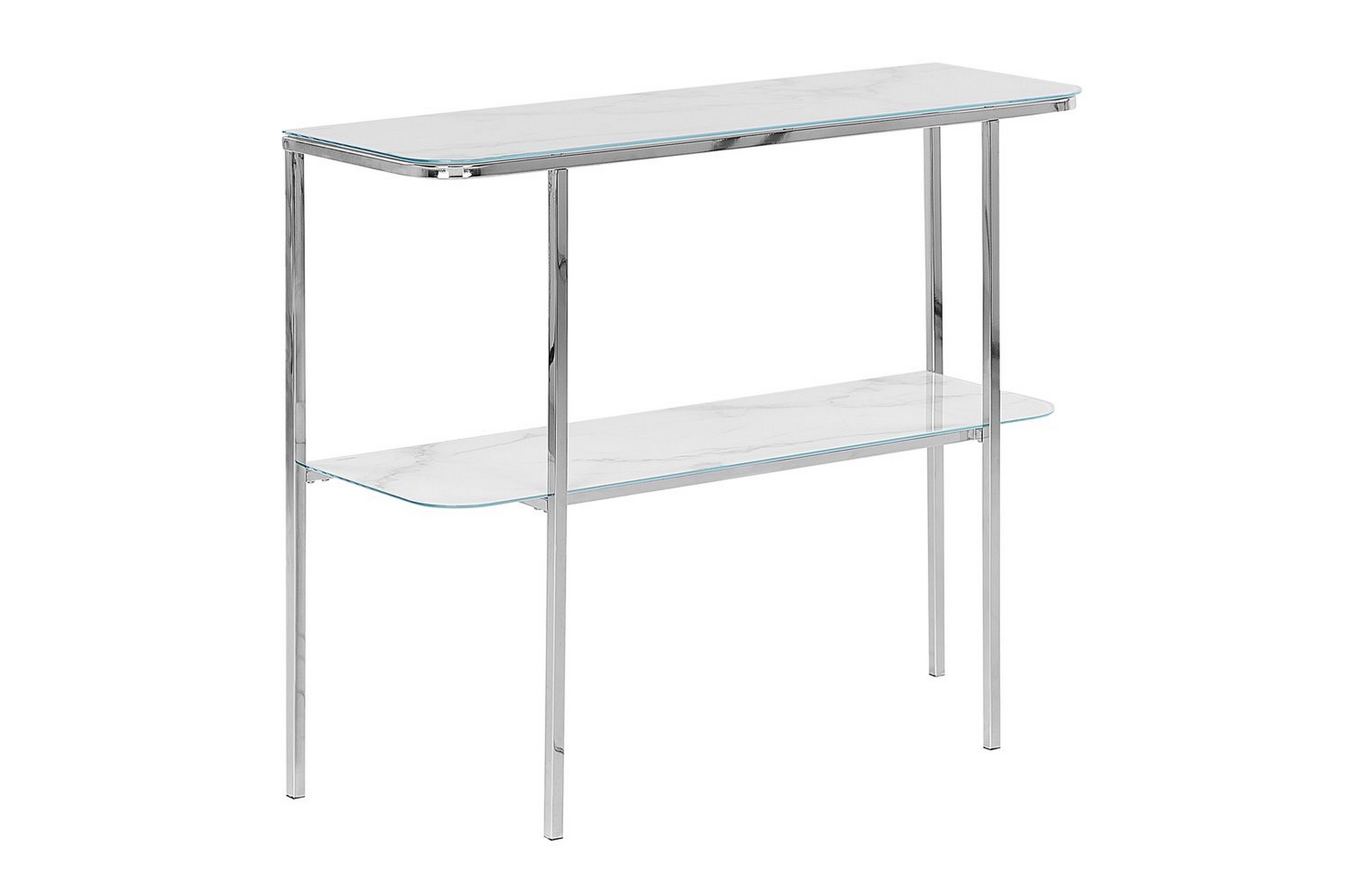 Konsolbord Calvert Vit, Silver Vit, Silver