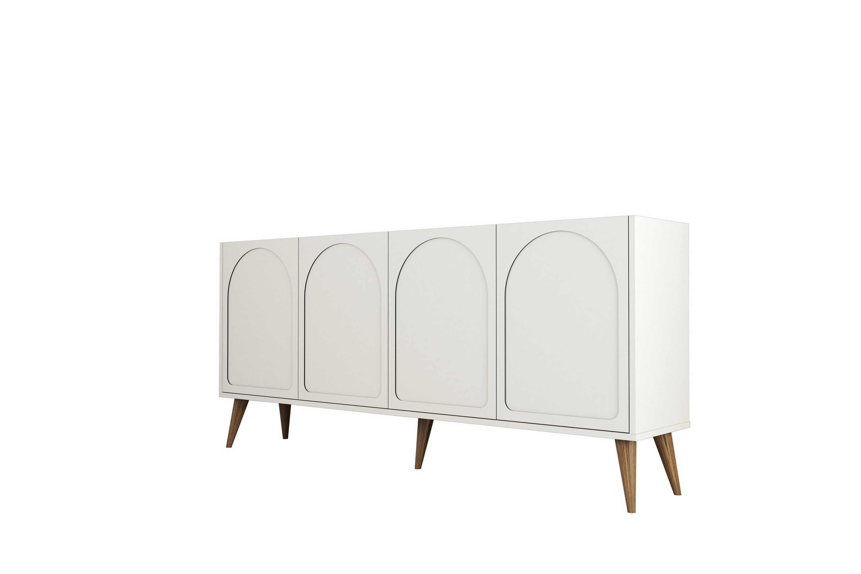 Konsollbord Hazim 180 cm Cream/Valnöt