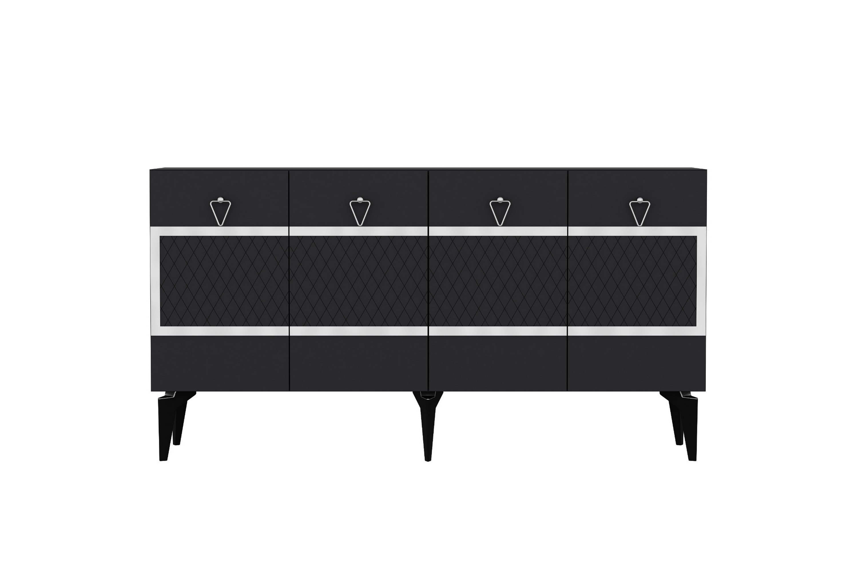 Konsollbord Ipek 150 cm Antracit/Silver