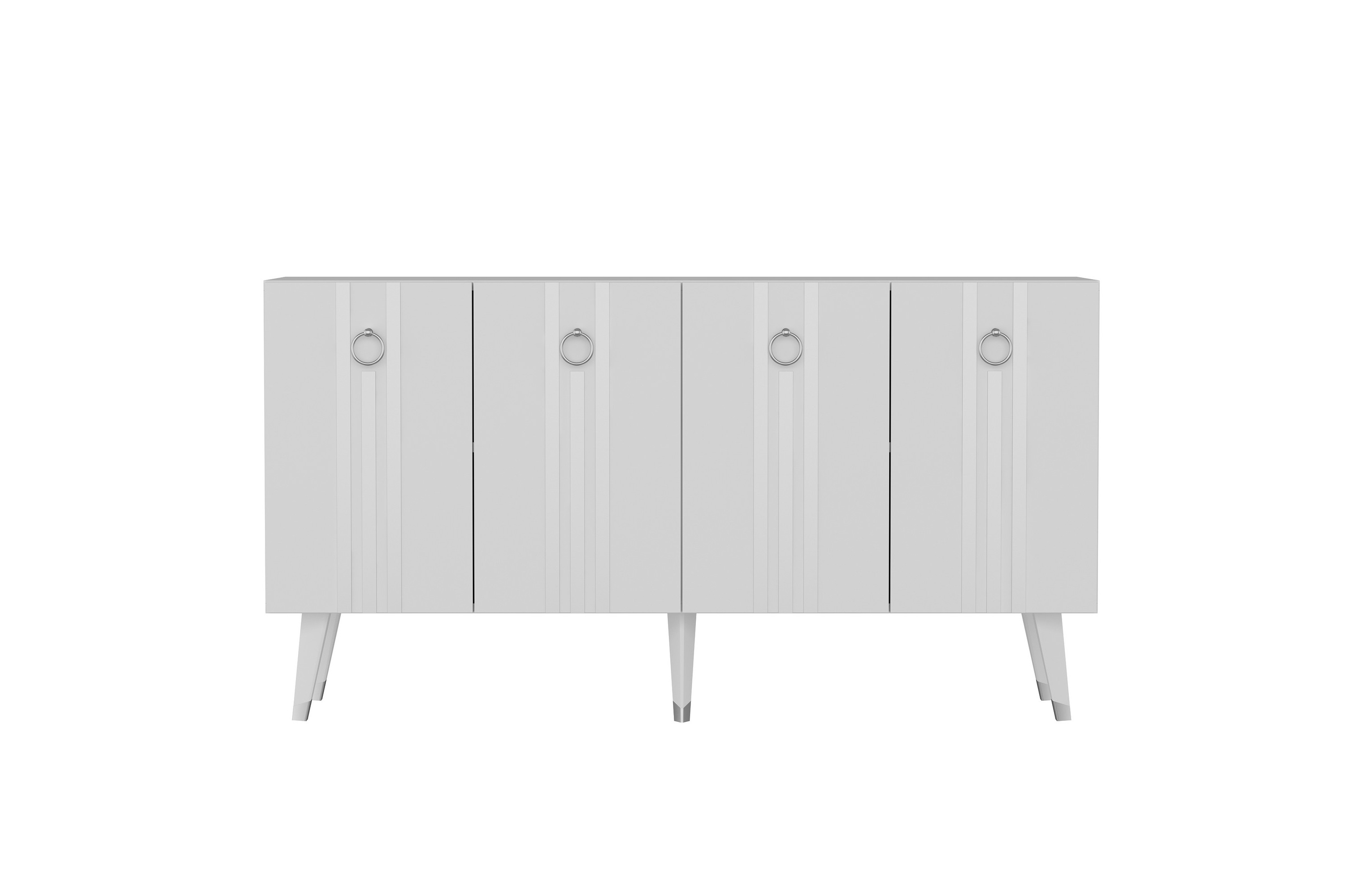 Konsollbord Isil 150 cm Vit/Silver