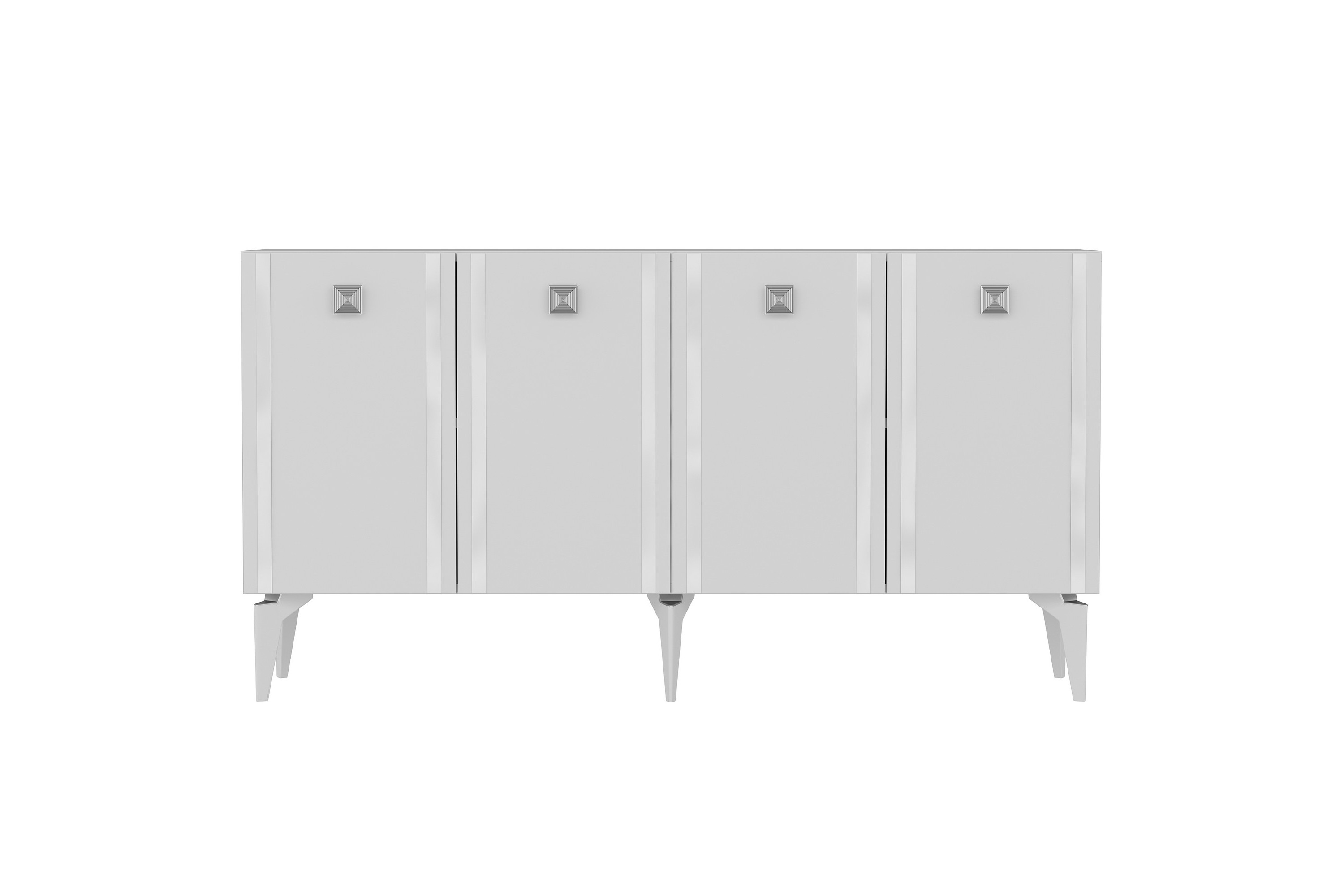 Konsollbord Male 150 cm Vit/Silver