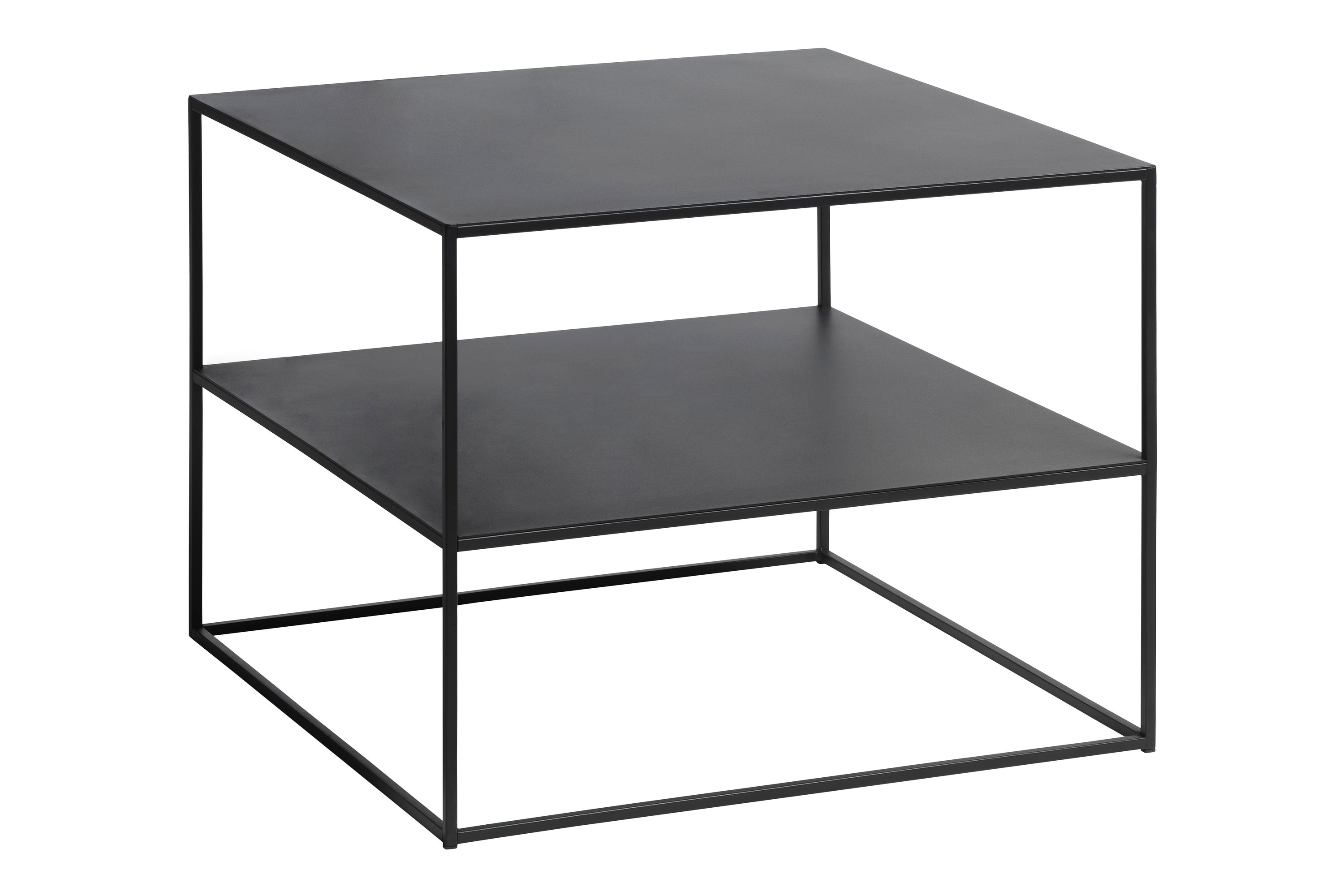 Avlastningsbord Venim 65x65x50 cm Svart