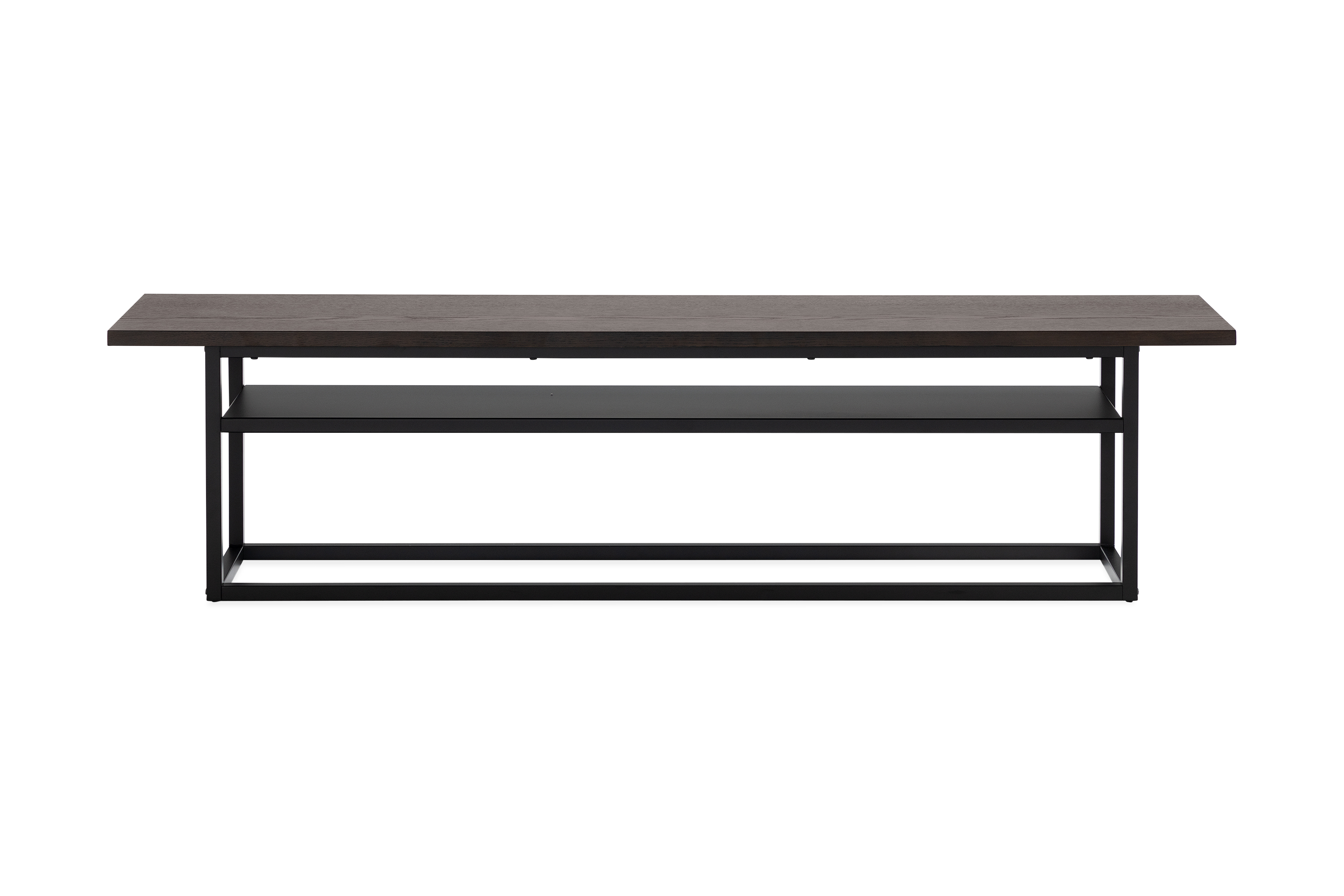 Sidobord Cantwall 40 cm Mörkbrun/Mattsvart