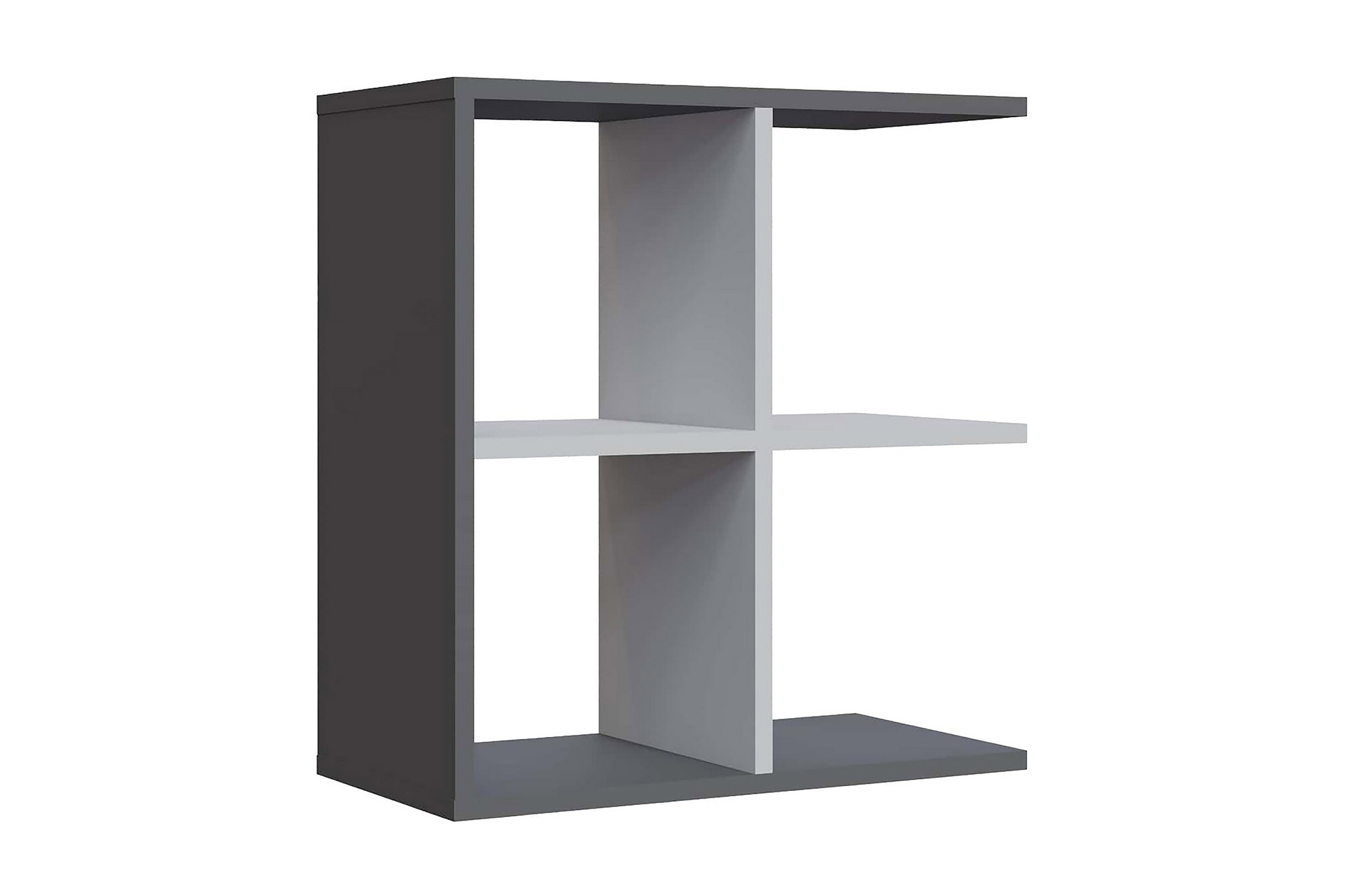 Sidobord Hamlets 60 cm Vit/Antracit/Svart