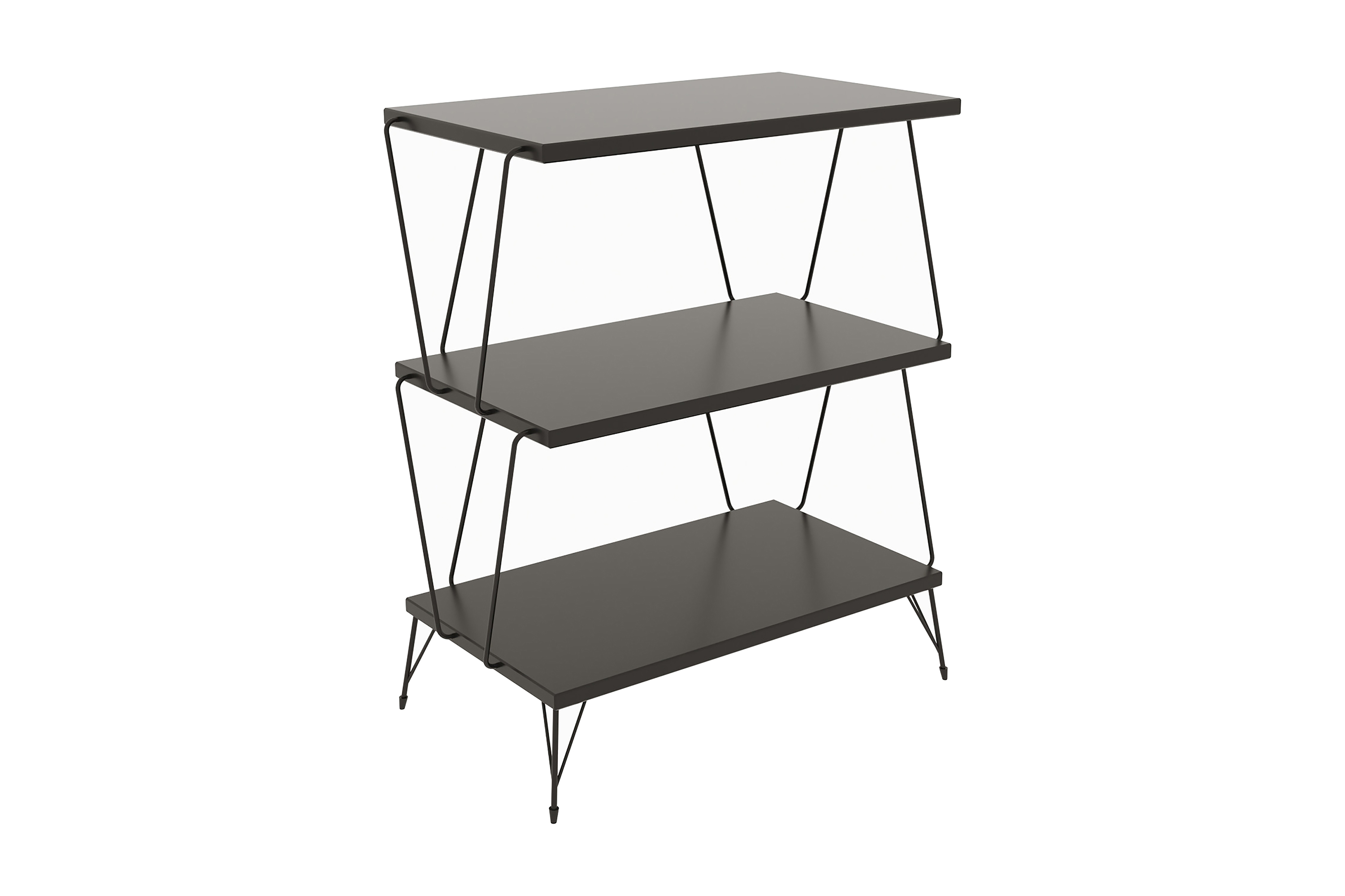 Sidobord Igazz 48 cm Antracit/Svart