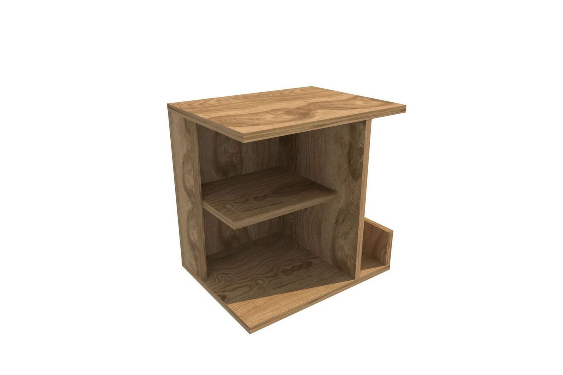 lorik sängbord 45 cm - ek