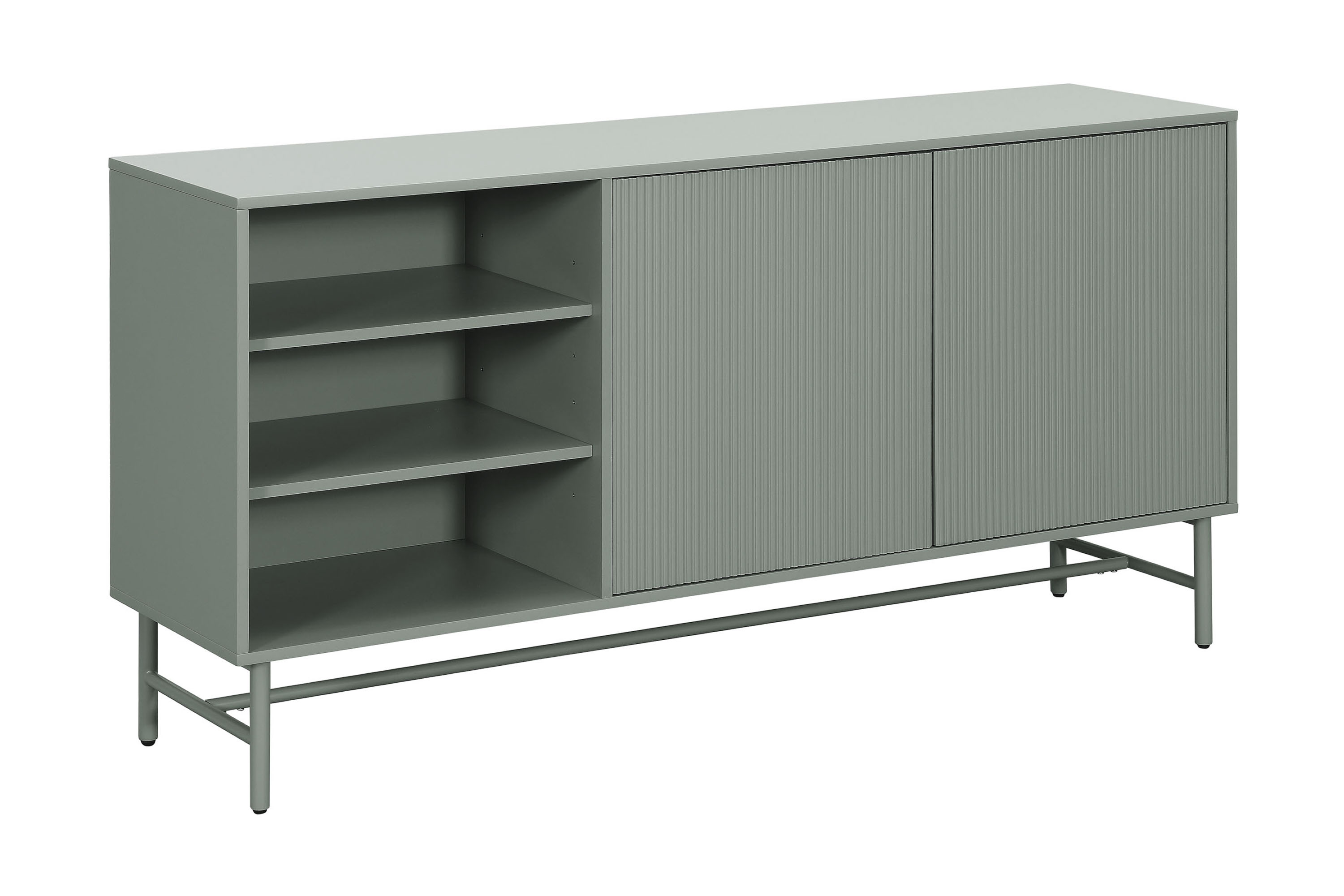 matterhorn konsollbord - avlastningsbord 40 cm djup 157 cm bred 80 cm hög - grön