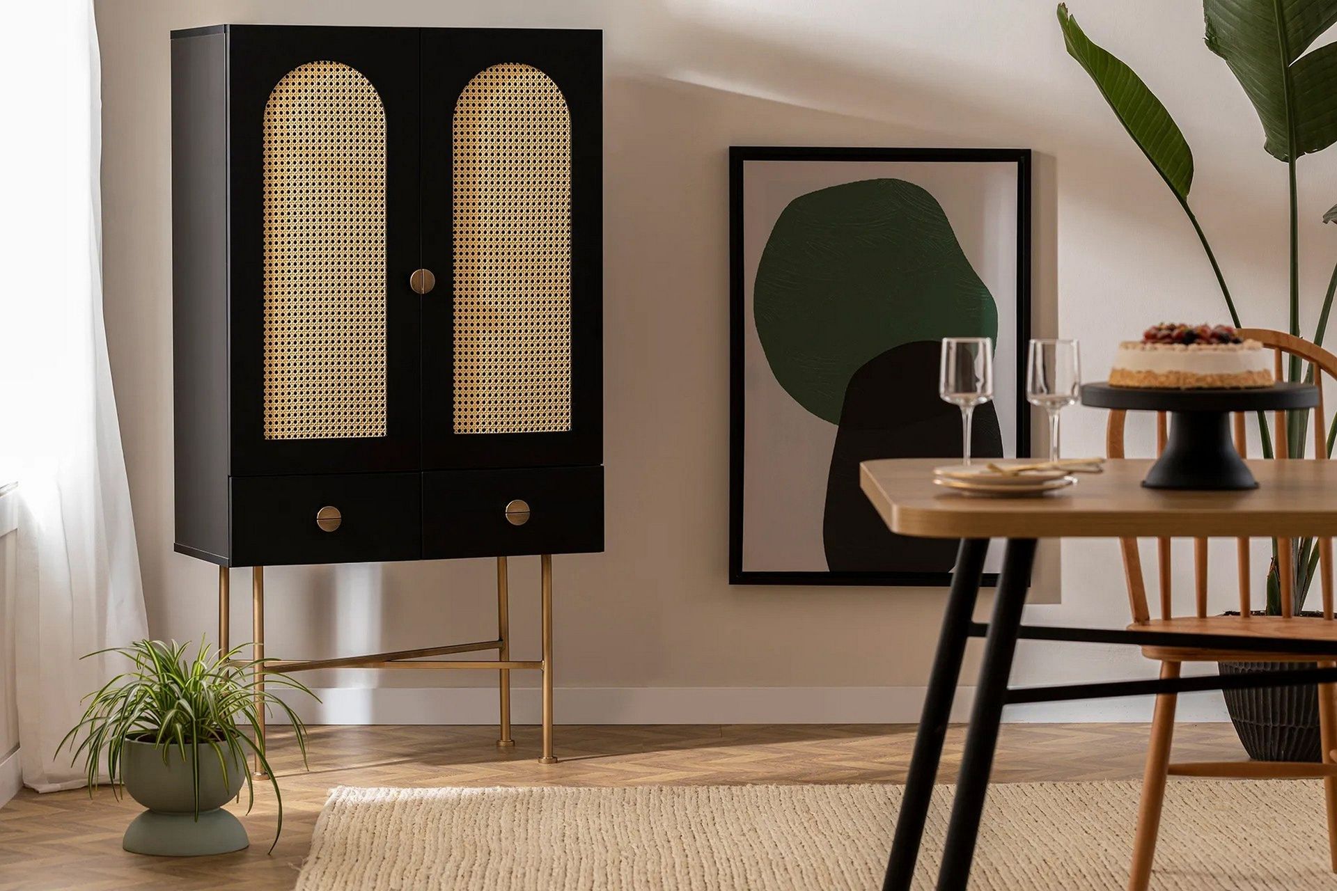 munny konsollbord 80 cm - svart