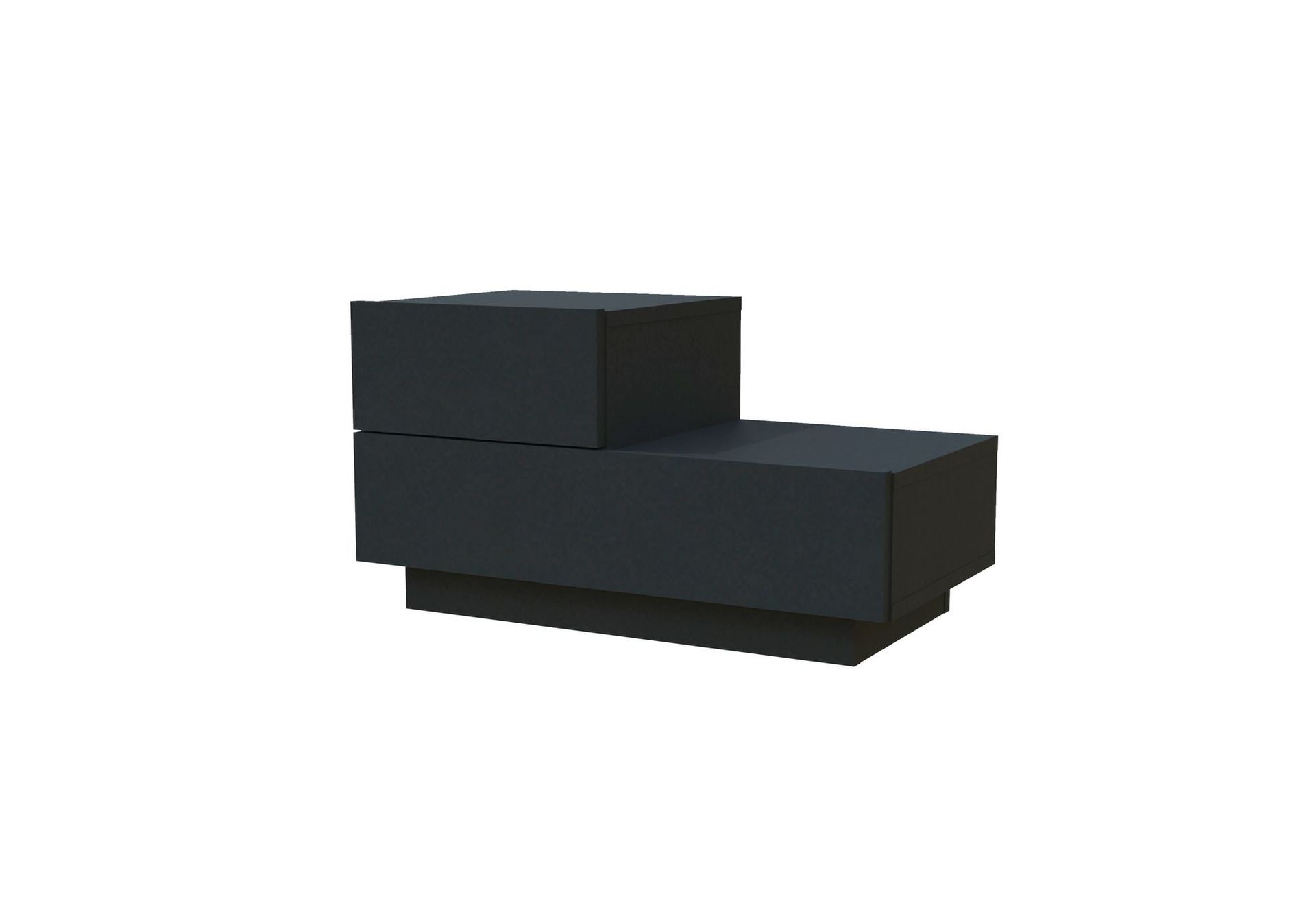 Mutki Nattduksbord 70x35x38,3 cm - Antracitgrå